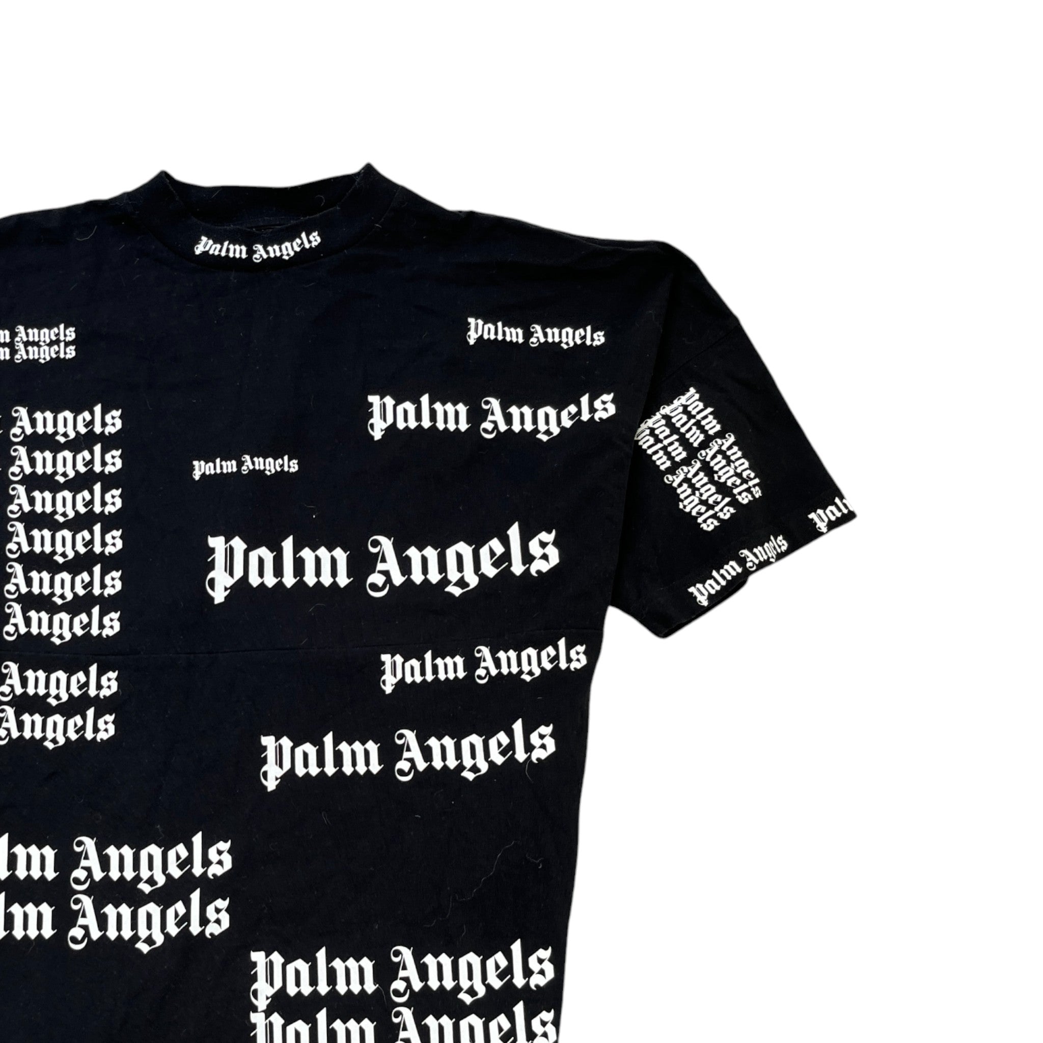 Men's Multi Logo T-Shirt Black Size M