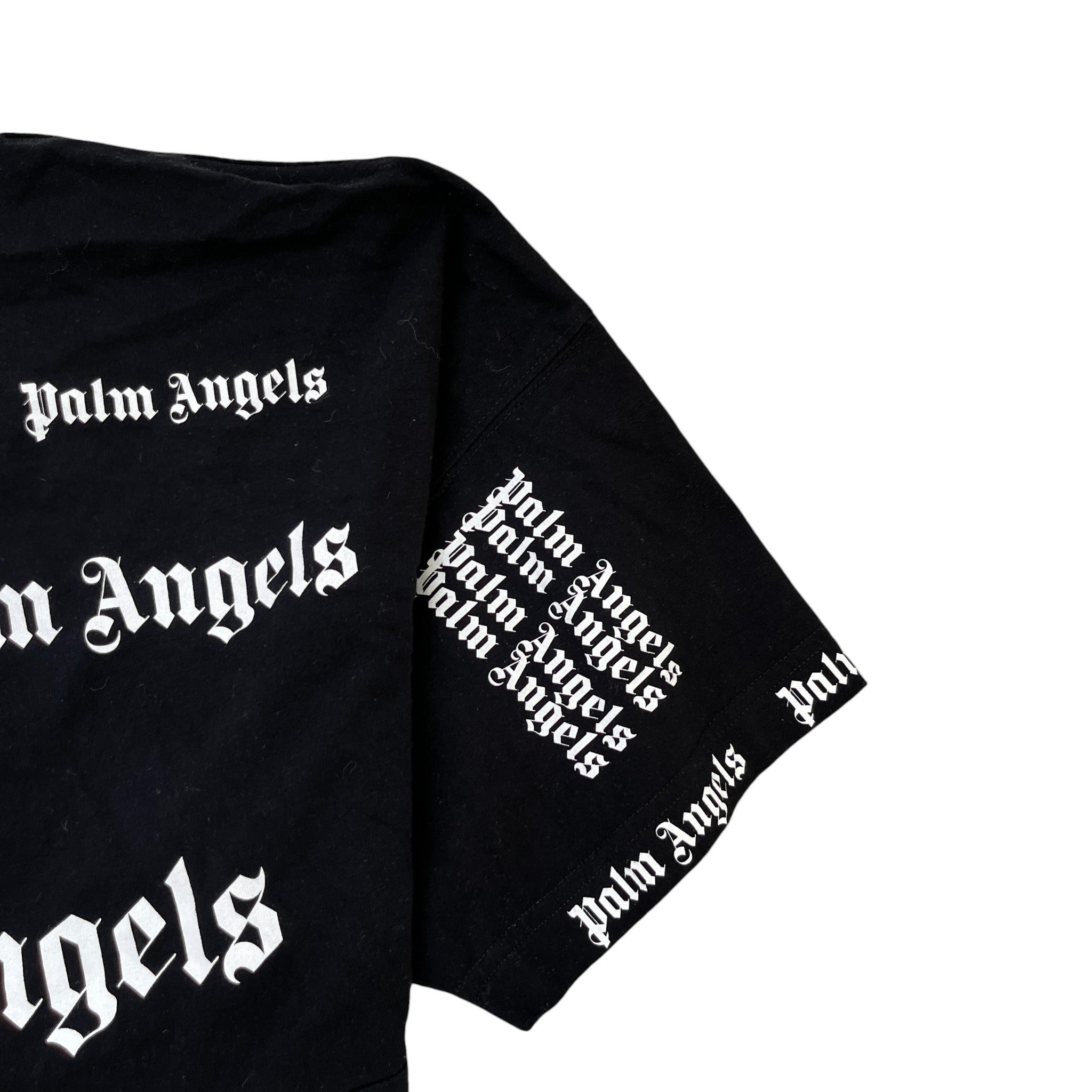 Men's Multi Logo T-Shirt Black Size M