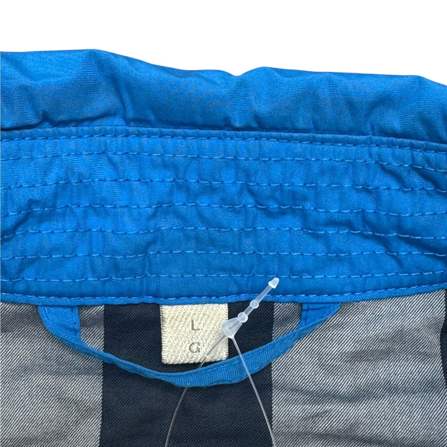 Men's Brit Trench Jacket Blue Size L