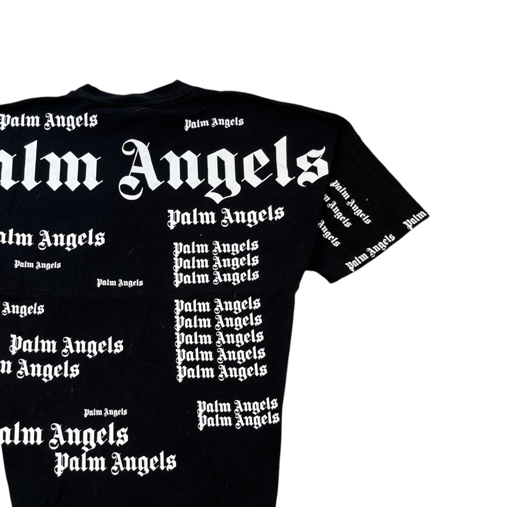 Men's Multi Logo T-Shirt Black Size M