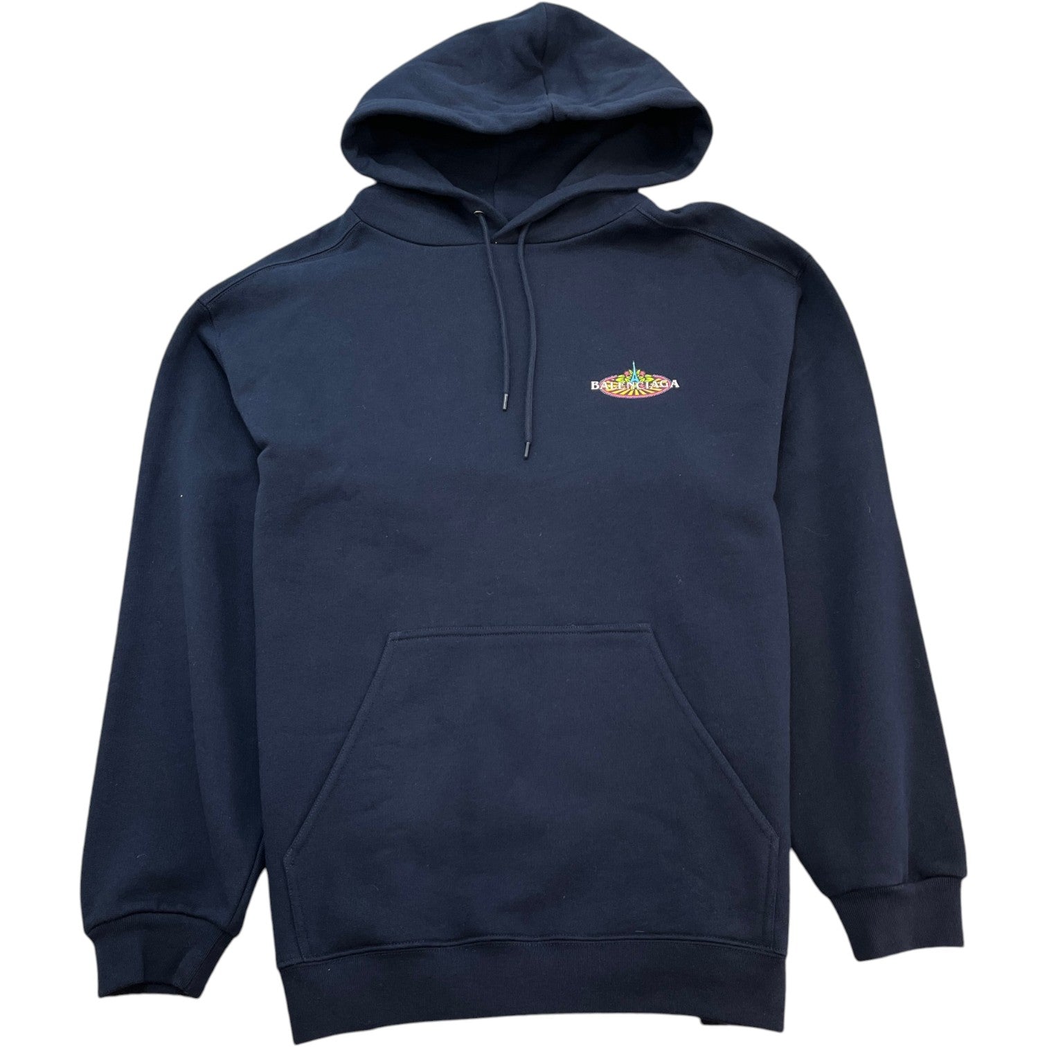 Men's Bonjour Logo Hoodie Navy Size S