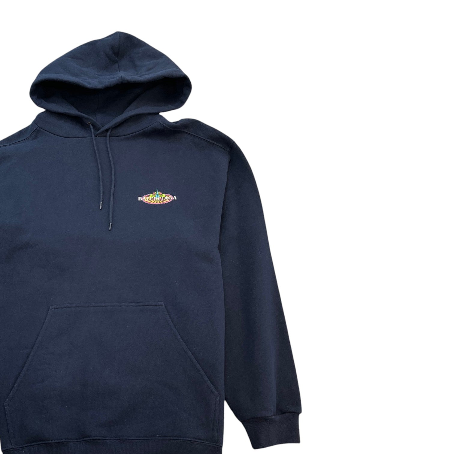 Men's Bonjour Logo Hoodie Navy Size S