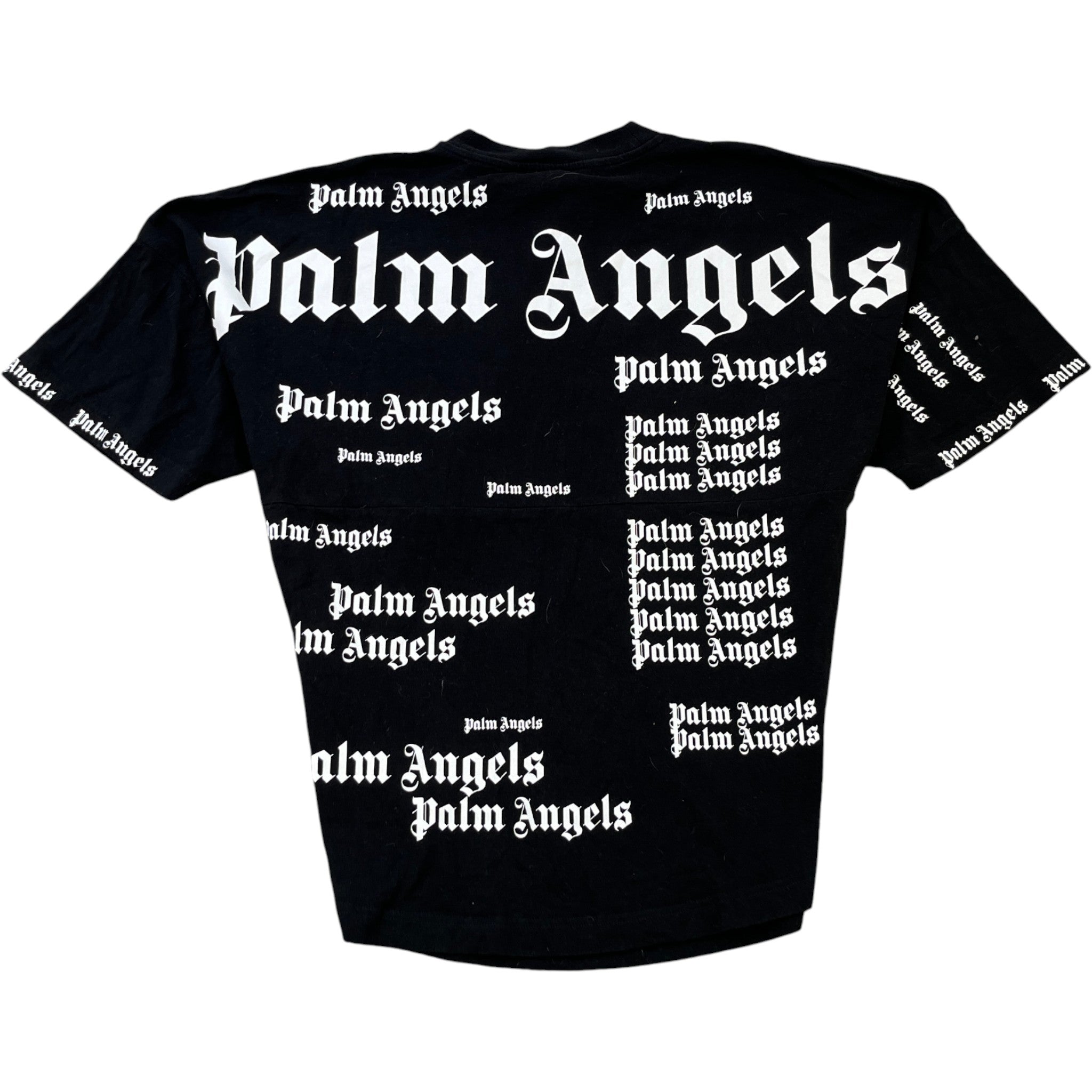 Men's Multi Logo T-Shirt Black Size M