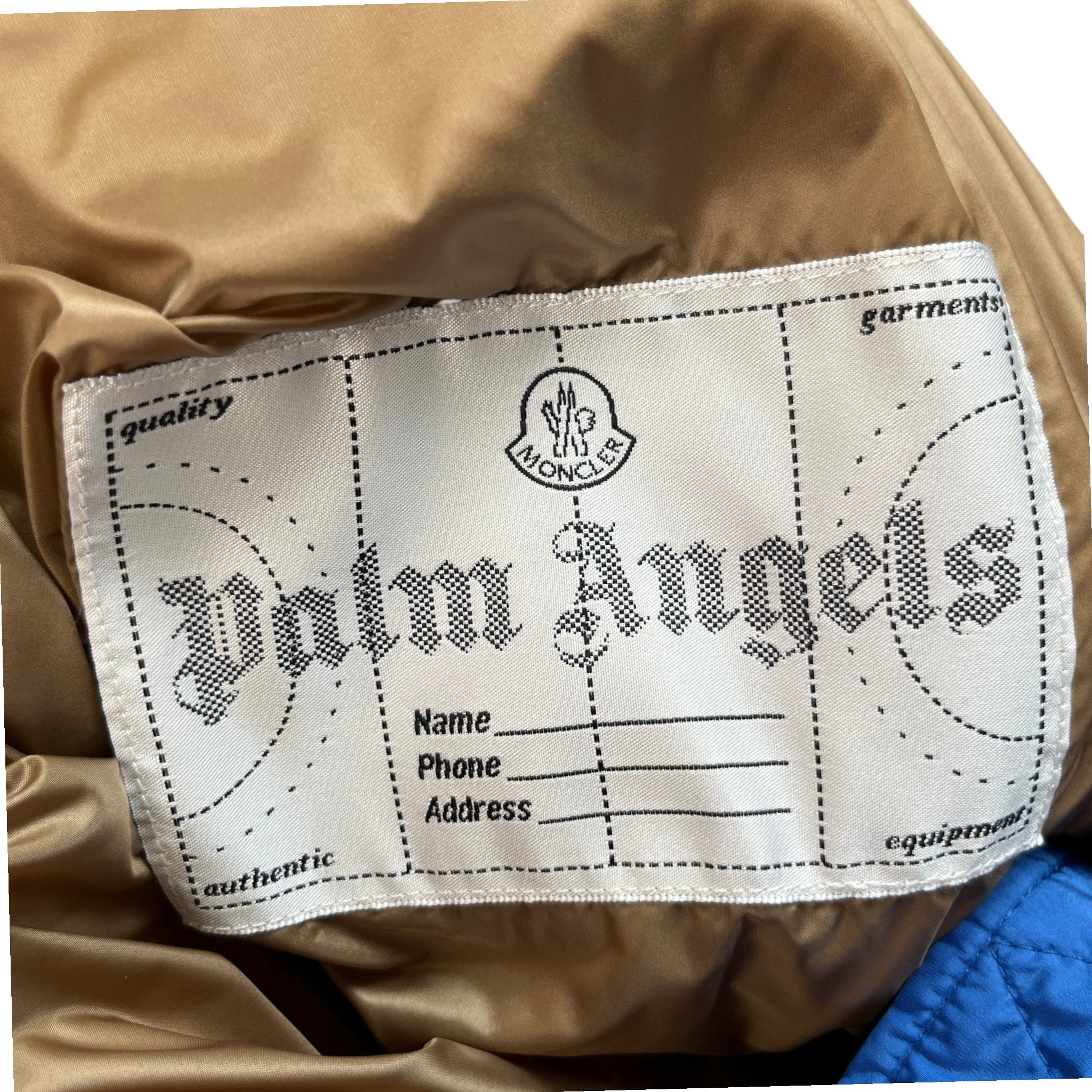 Men's Rodmar X Palm Angels Gilet Blue Size 1 / S
