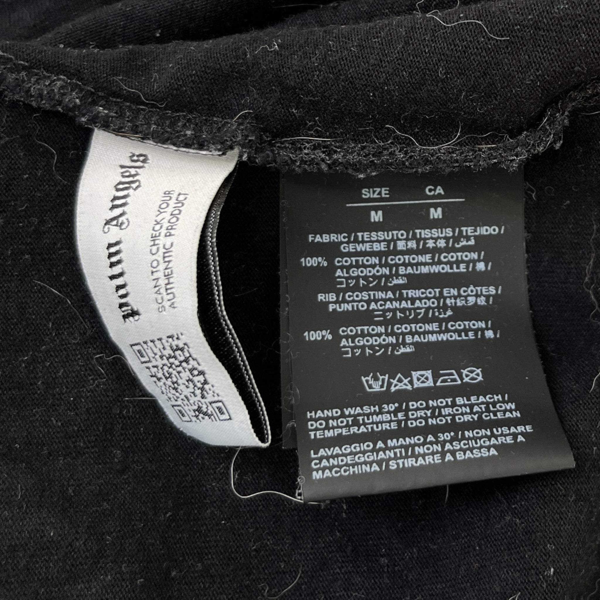 Men's Multi Logo T-Shirt Black Size M