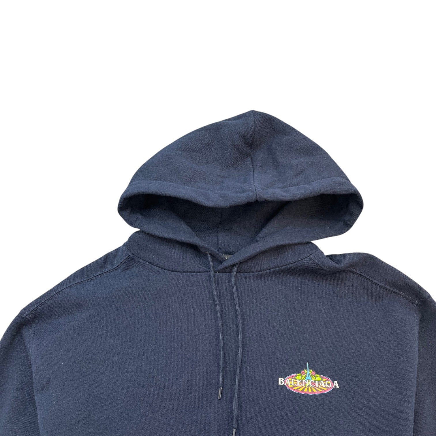 Men's Bonjour Logo Hoodie Navy Size S