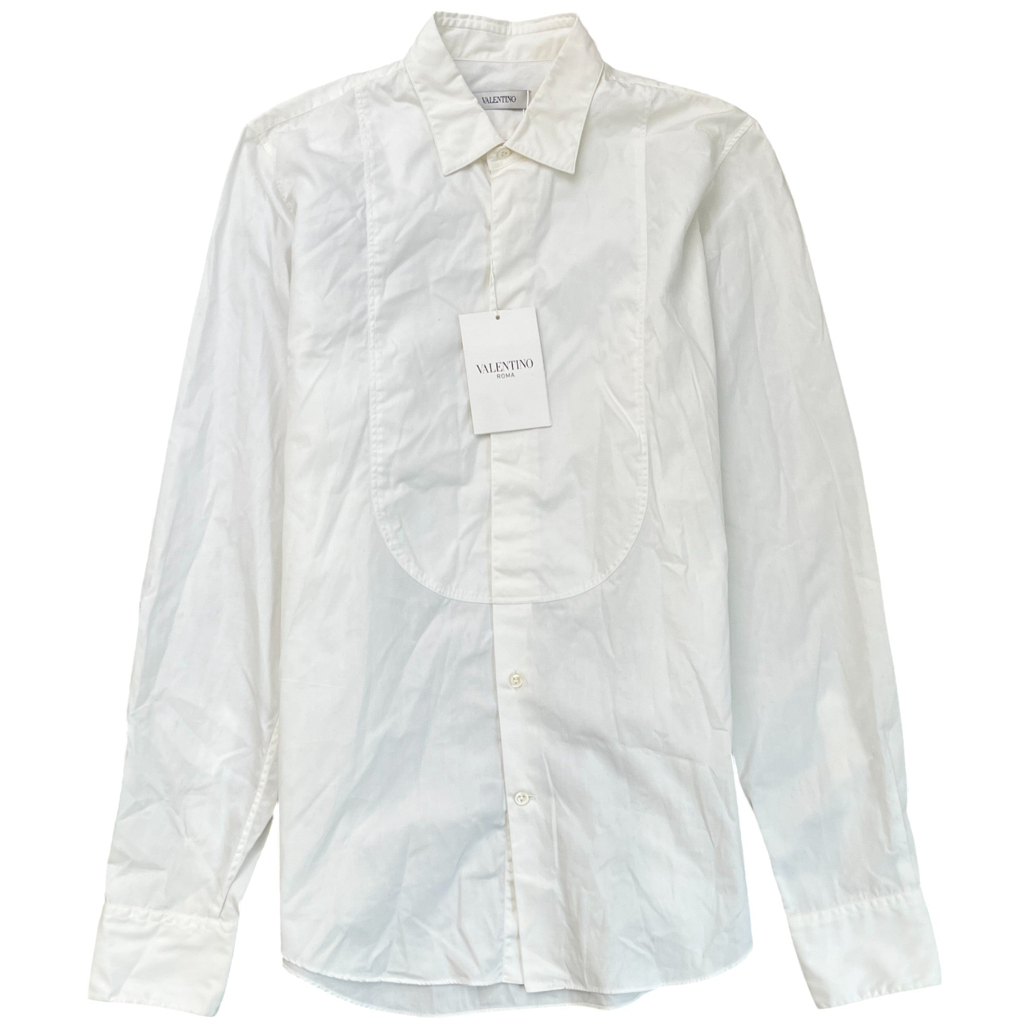 Men's Plain Shirt White Size M