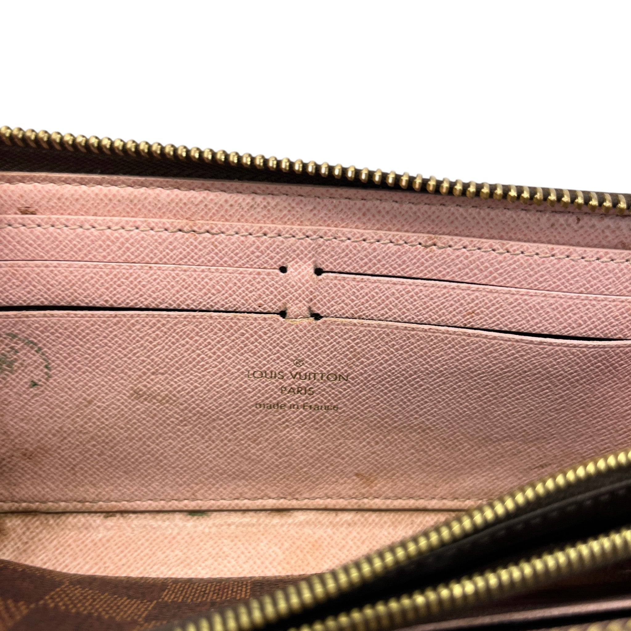 Women's Zippy Damier Ebene Purse Brown
