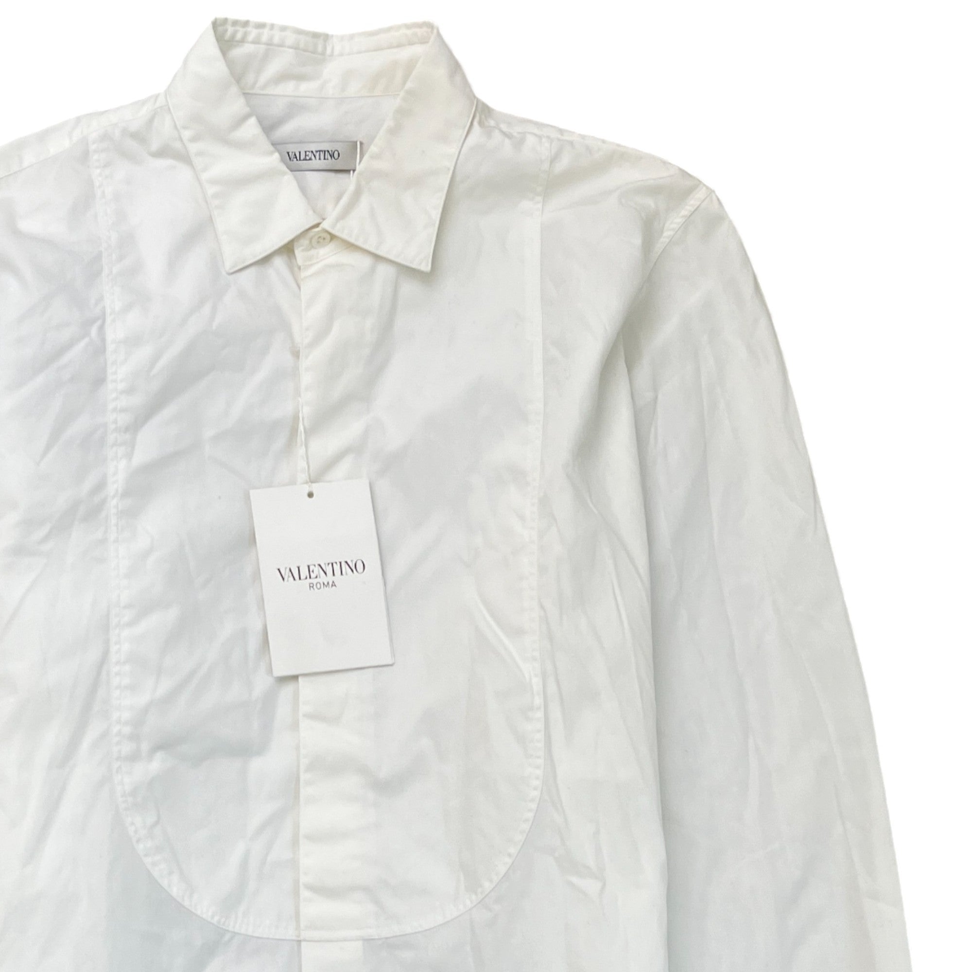 Men's Plain Shirt White Size M