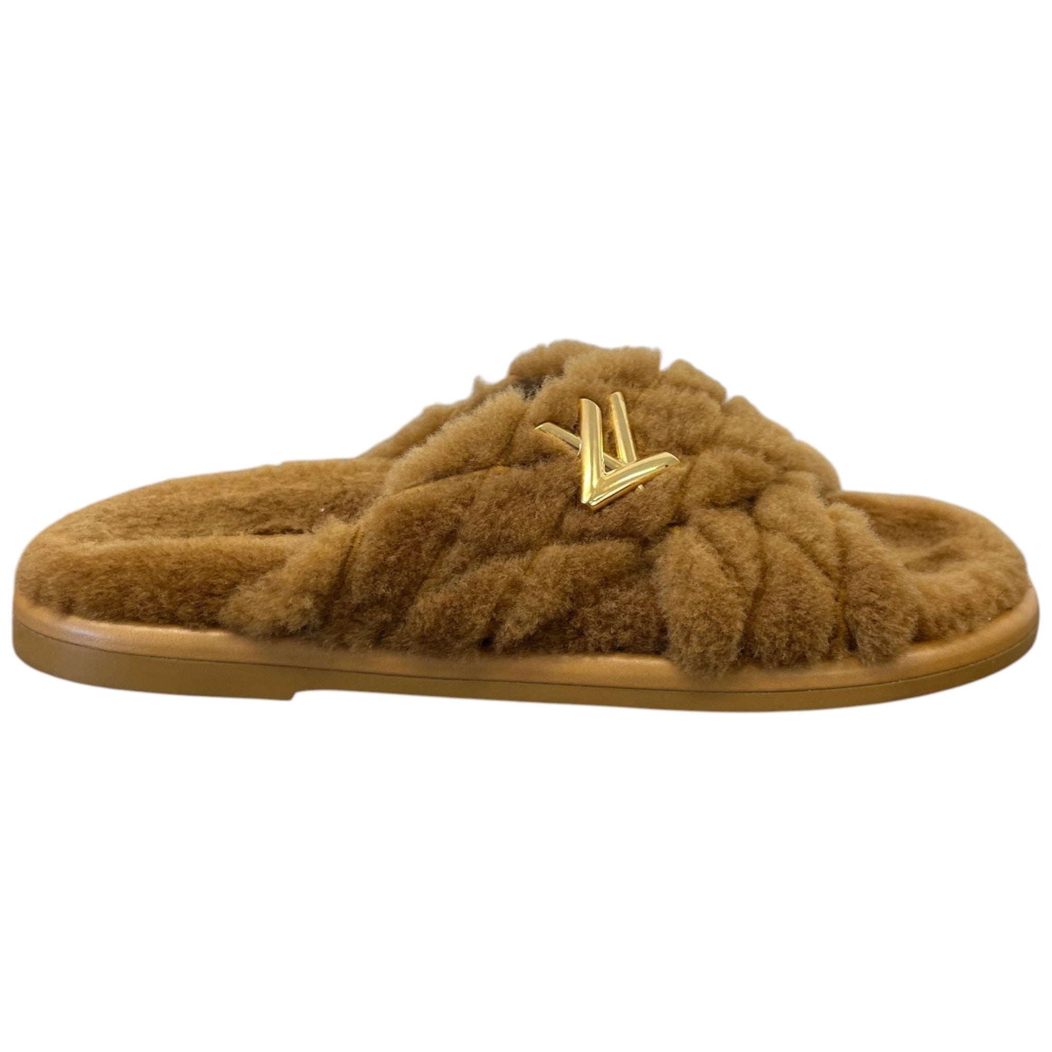 Women's Lv Bliss Comfort Mules Sandals Brown Size EU 38 / UK 5
