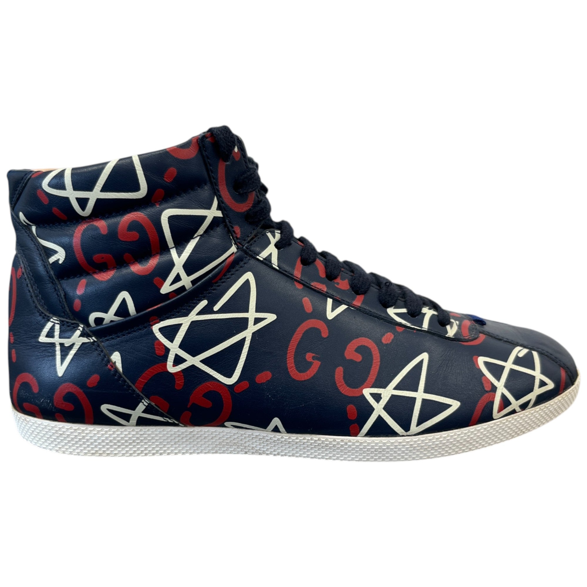 Men's Ghost Logo High Trainers Navy Size EU 40 / UK 6