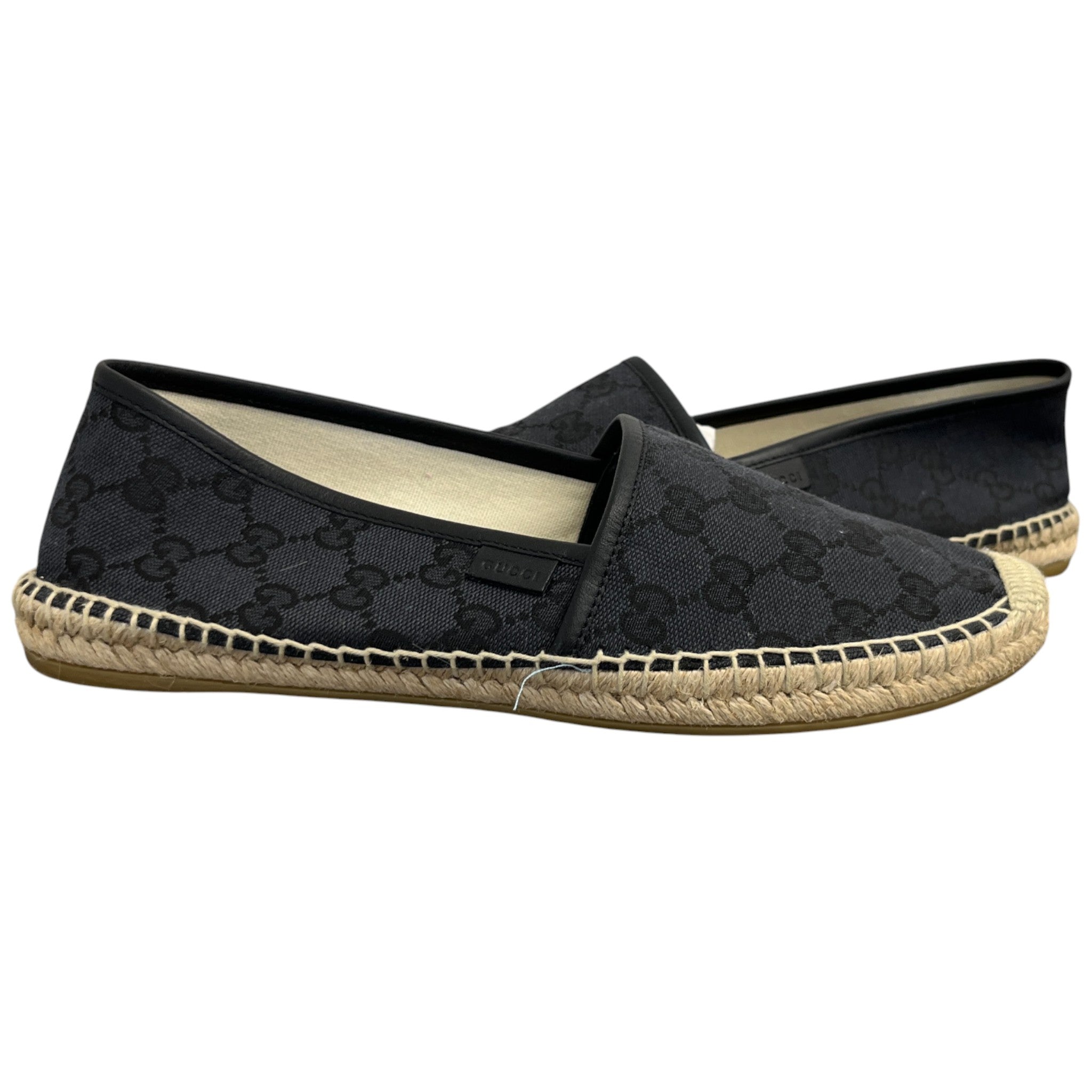 Women's Gg Supreme Espadrilles Black Size EU 39.5 / UK 6.5