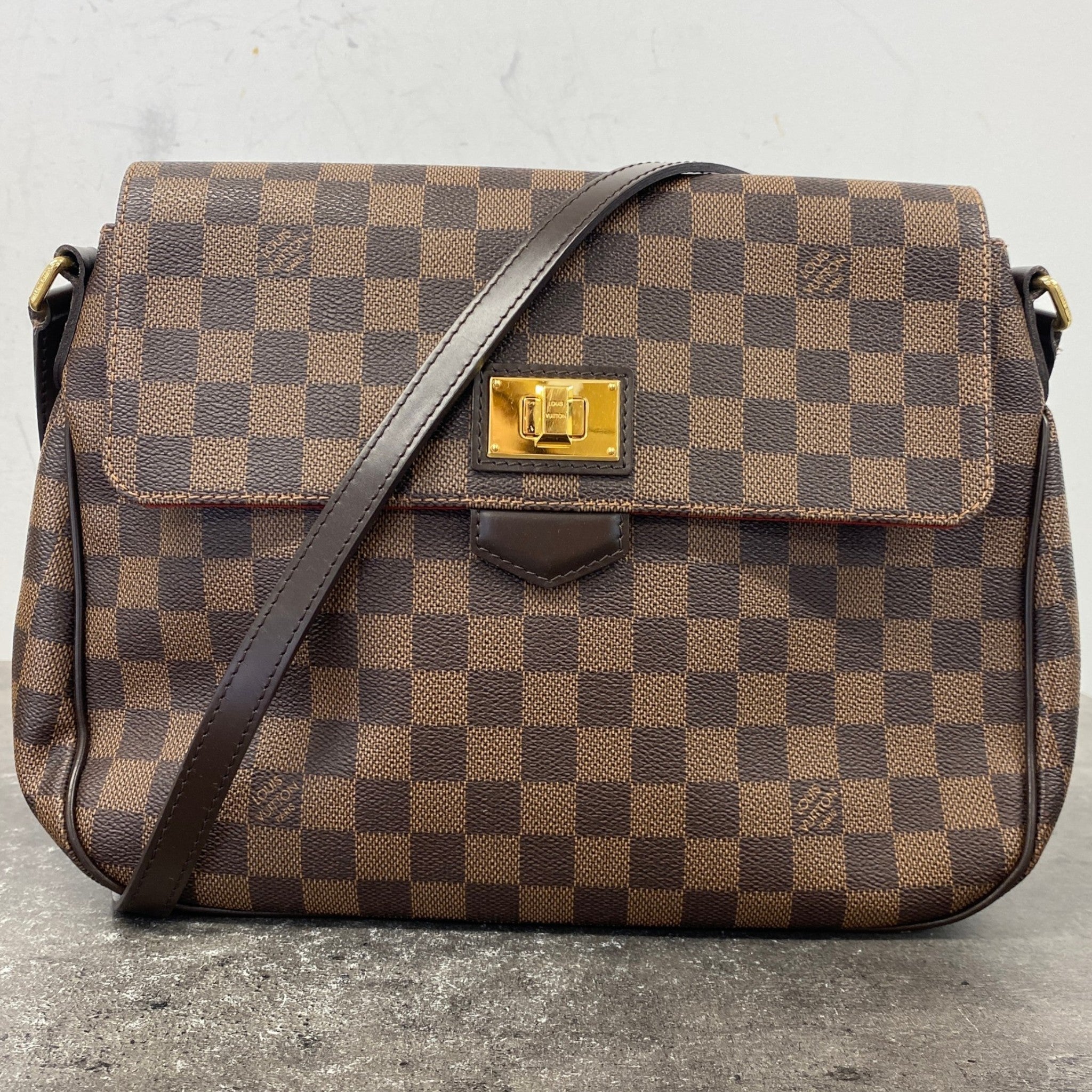 Women's Damier Ebene Besace Rosebery Messenger Bag Brown