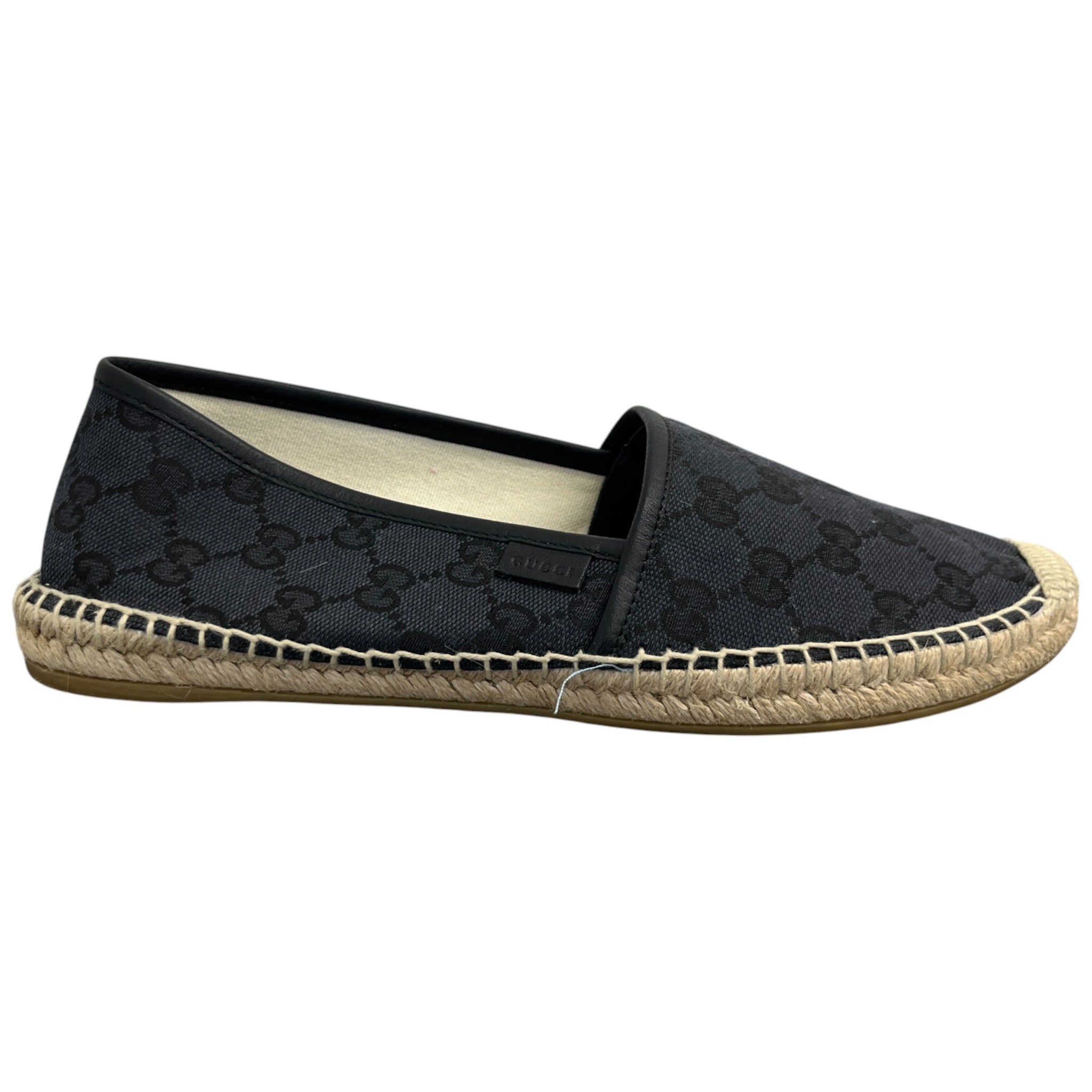 Women's Gg Supreme Espadrilles Black Size EU 39.5 / UK 6.5