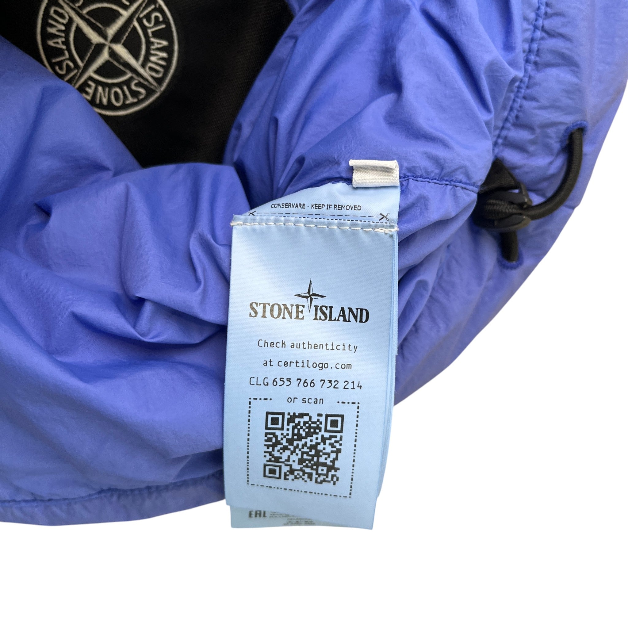 Men's Crinkle Reps Gilet Blue Size M