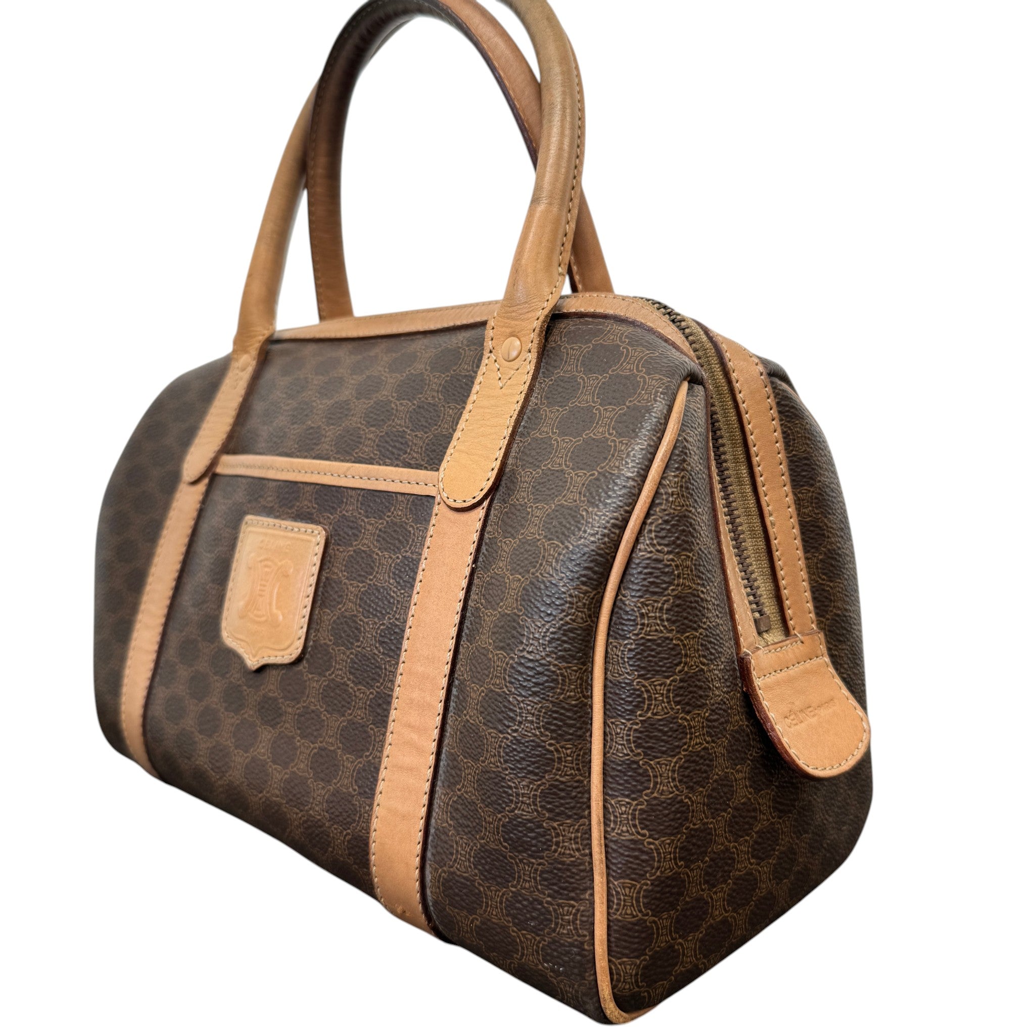 Women's Macadam Monogram Boston Handbag Brown