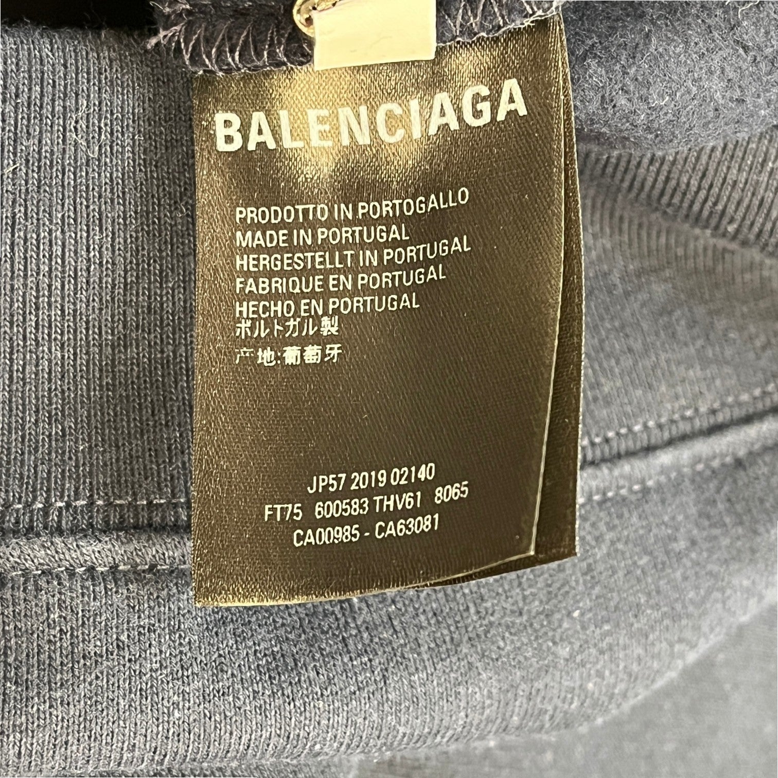 Men's Bonjour Logo Hoodie Navy Size S