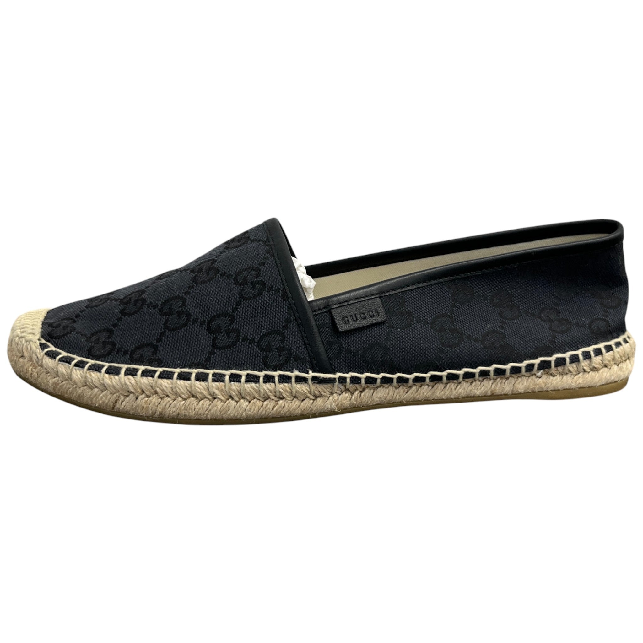 Women's Gg Supreme Espadrilles Black Size EU 39.5 / UK 6.5