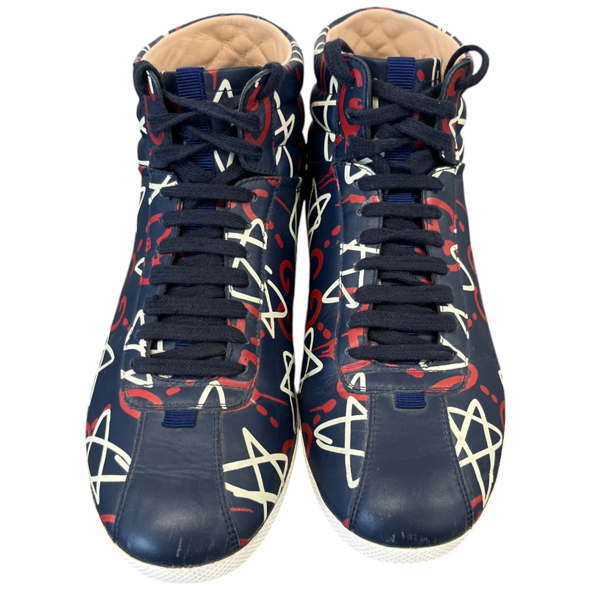 Men's Ghost Logo High Trainers Navy Size EU 40 / UK 6