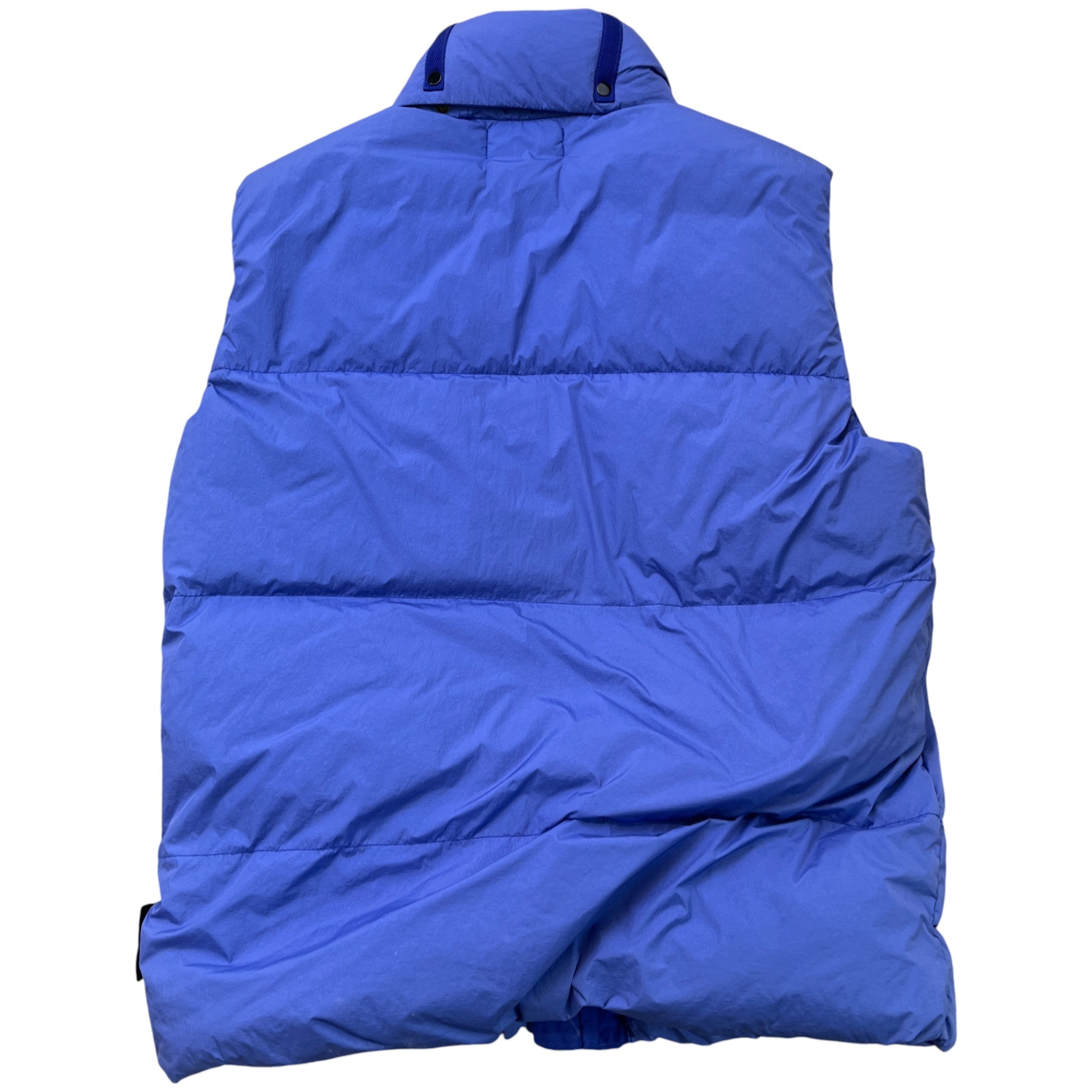 Men's Crinkle Reps Gilet Blue Size M