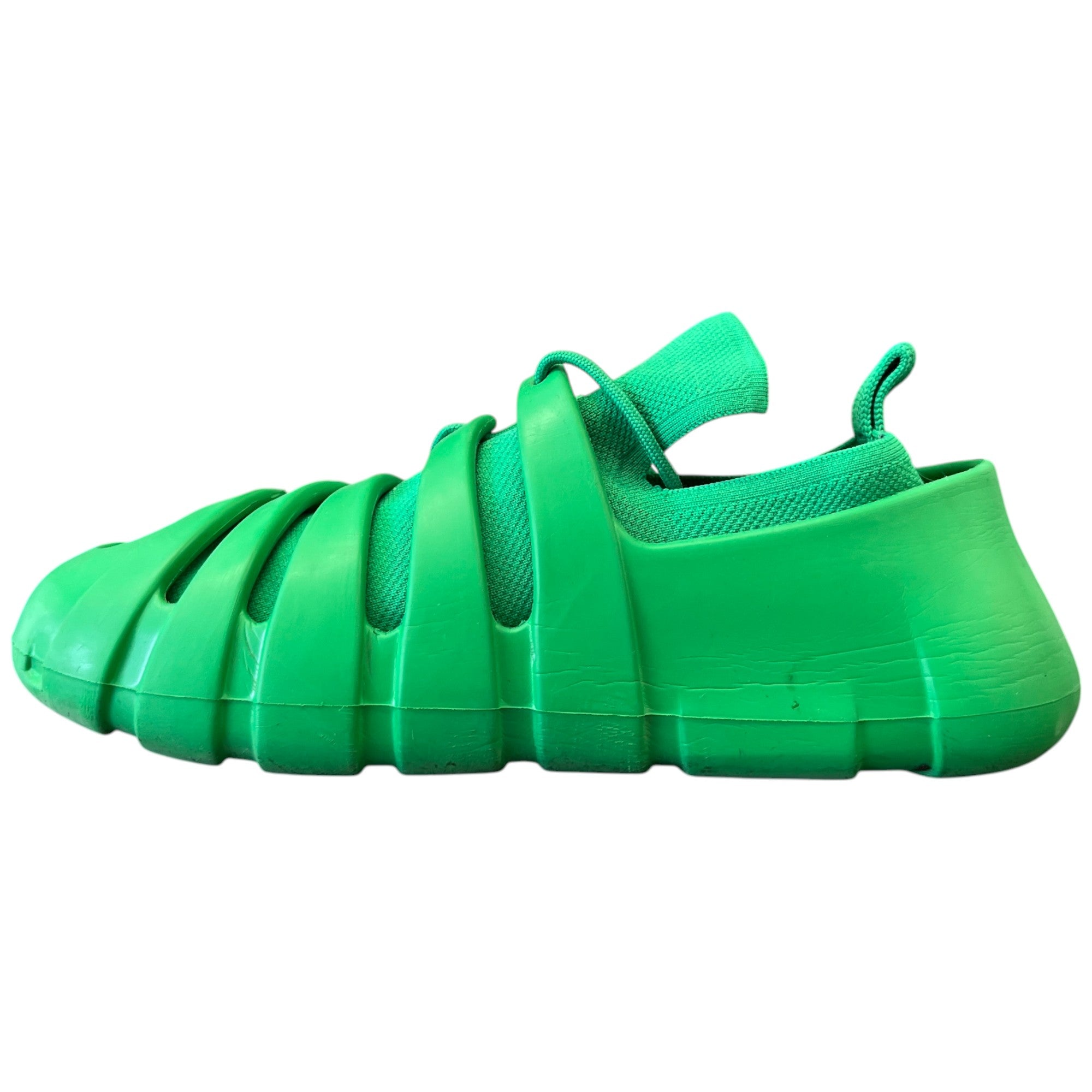 Men's Tech Knit Rubber Climber Low Trainers Green Size EU 41 / UK 7