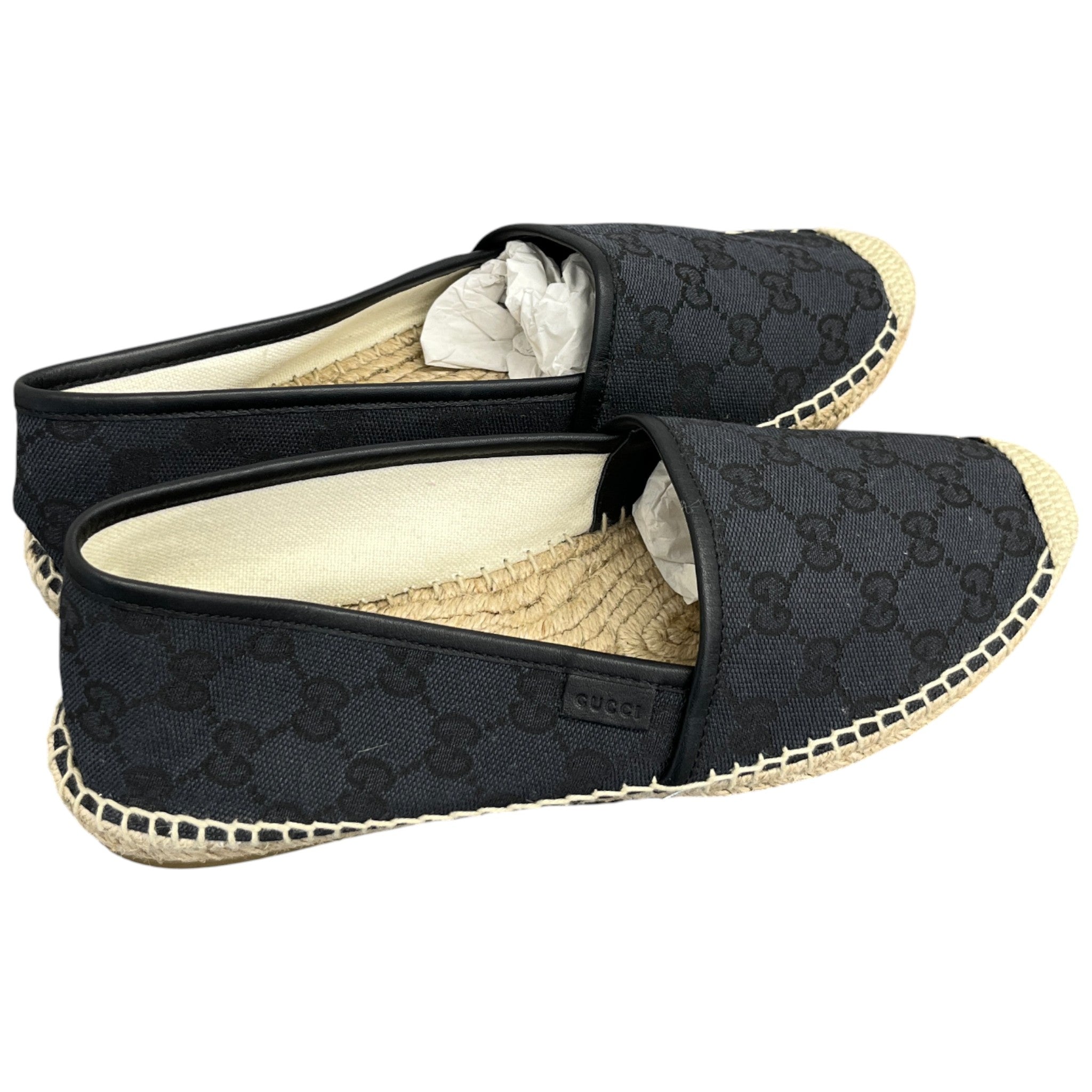 Women's Gg Supreme Espadrilles Black Size EU 39.5 / UK 6.5