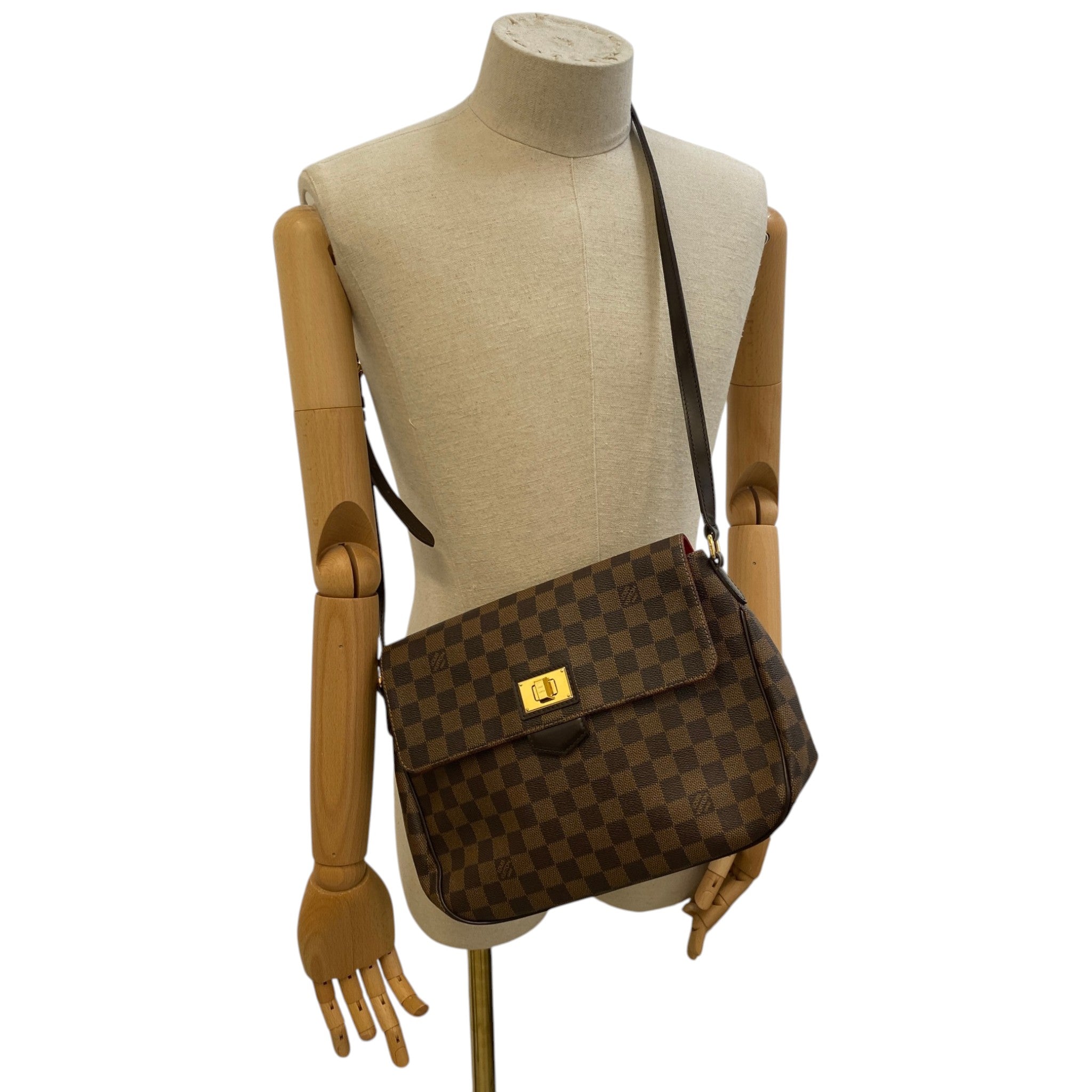 Women's Damier Ebene Besace Rosebery Messenger Bag Brown