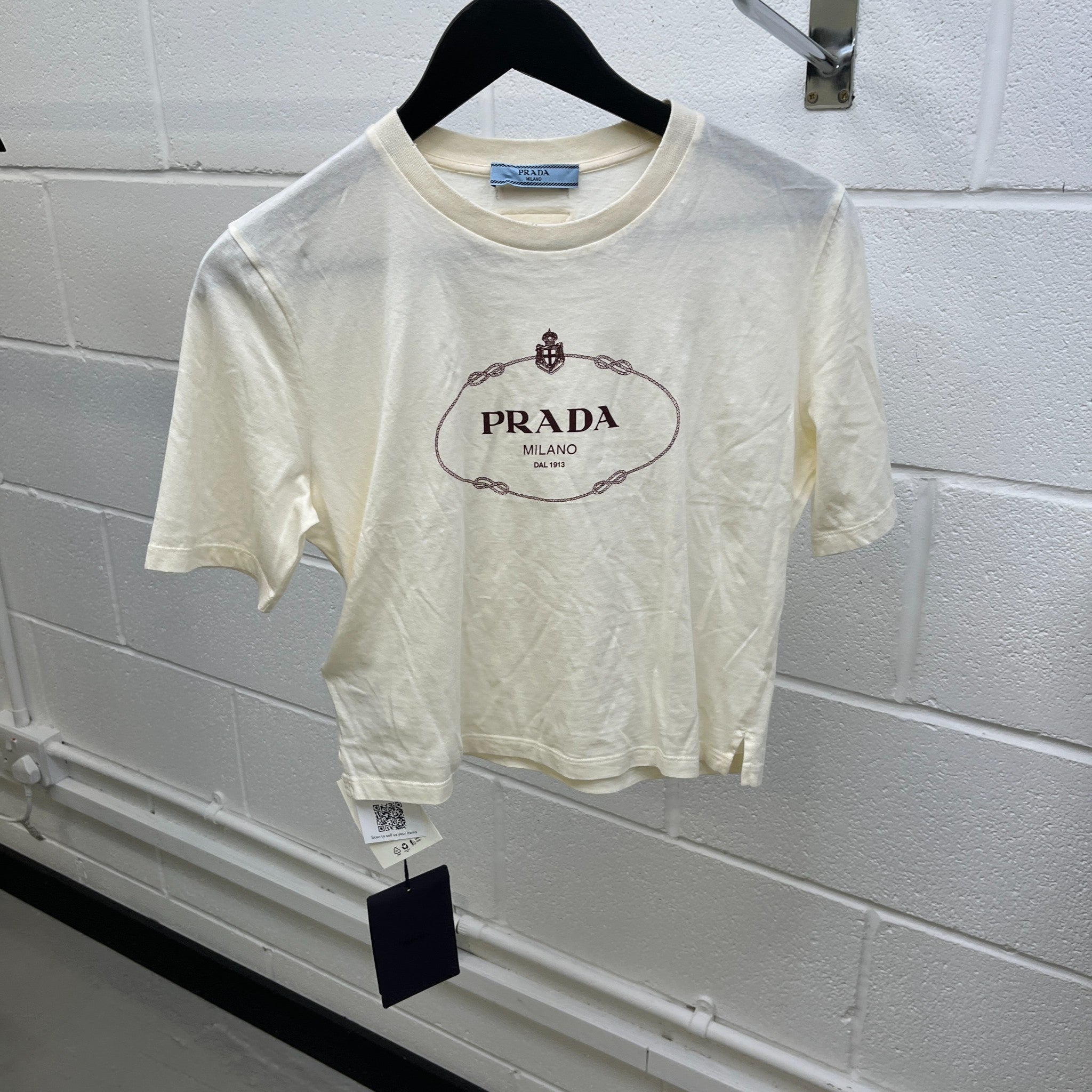 Women's Savoy Logo T-Shirt Cream Size M