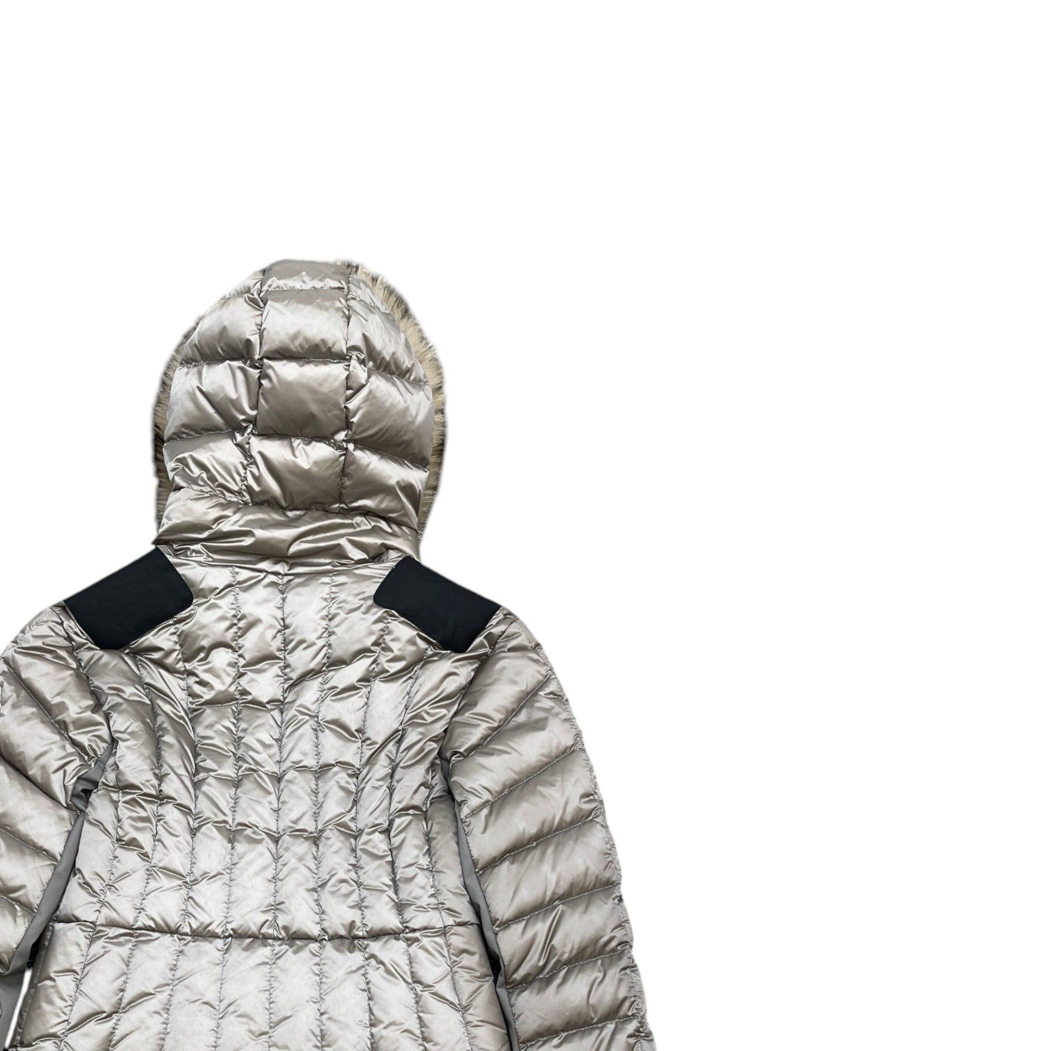 Women's Girls Age 10 Violaine Down Jacket Grey Size XXS