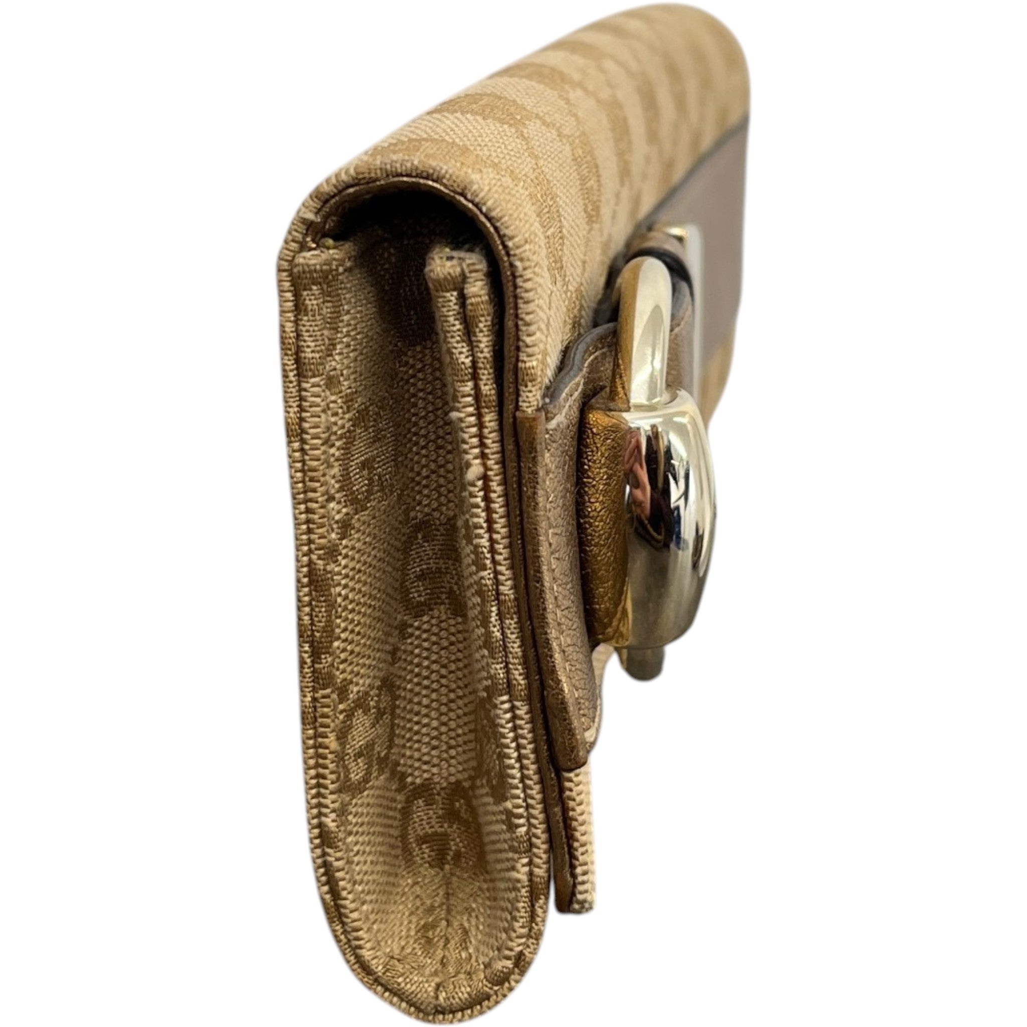 Women's Guccissima Buckle Purse Beige