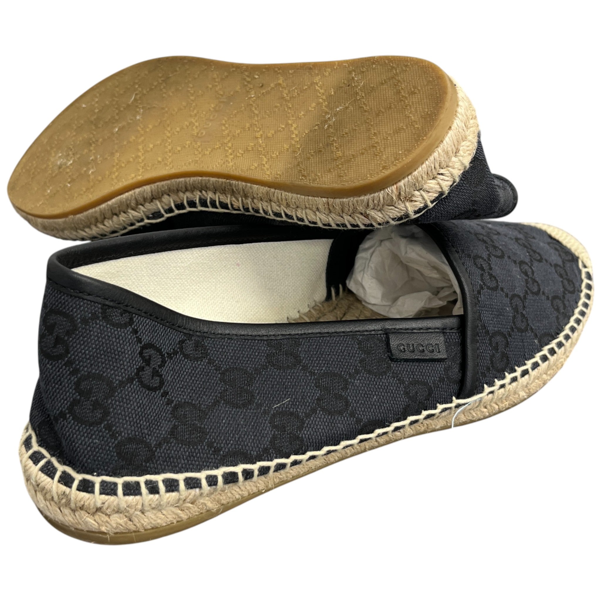 Women's Gg Supreme Espadrilles Black Size EU 39.5 / UK 6.5