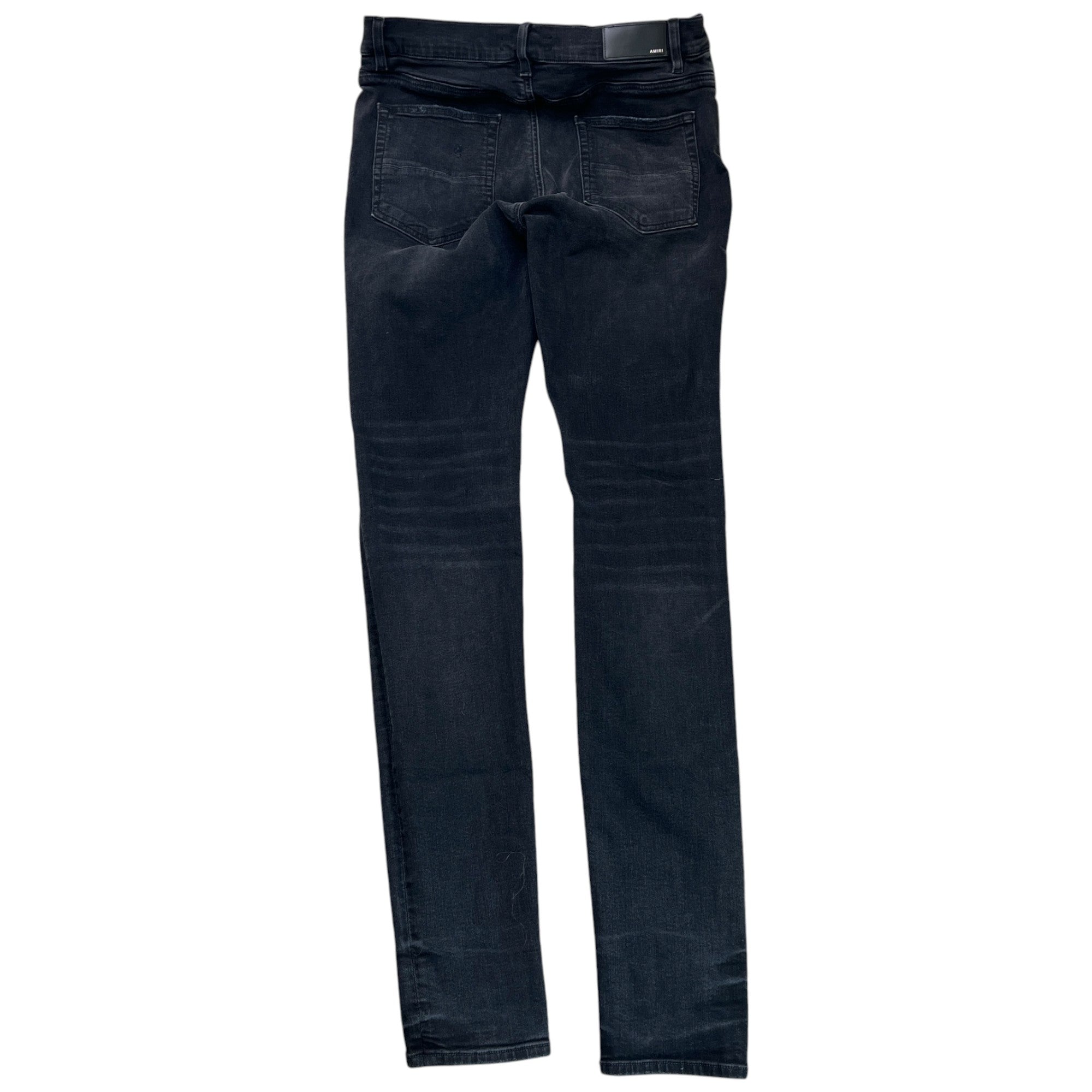 Men's Distressed Jeans Black Size Waist 34"