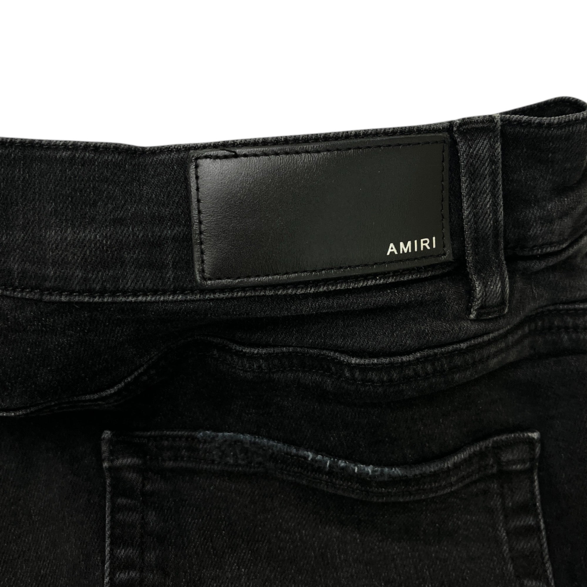 Men's Distressed Jeans Black Size Waist 34"