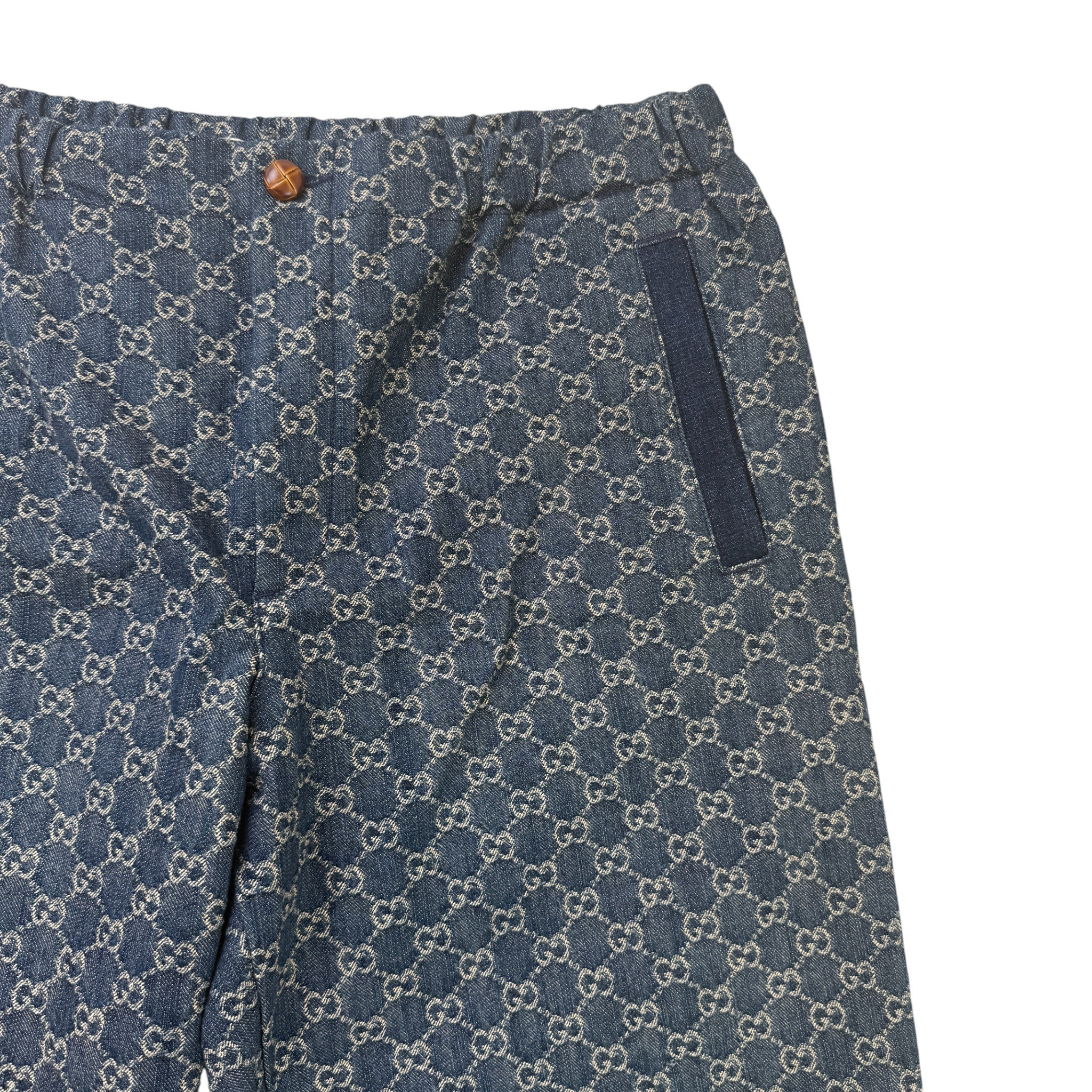 Men's Gg Supreme Shorts Blue Size IT 50 / UK 34