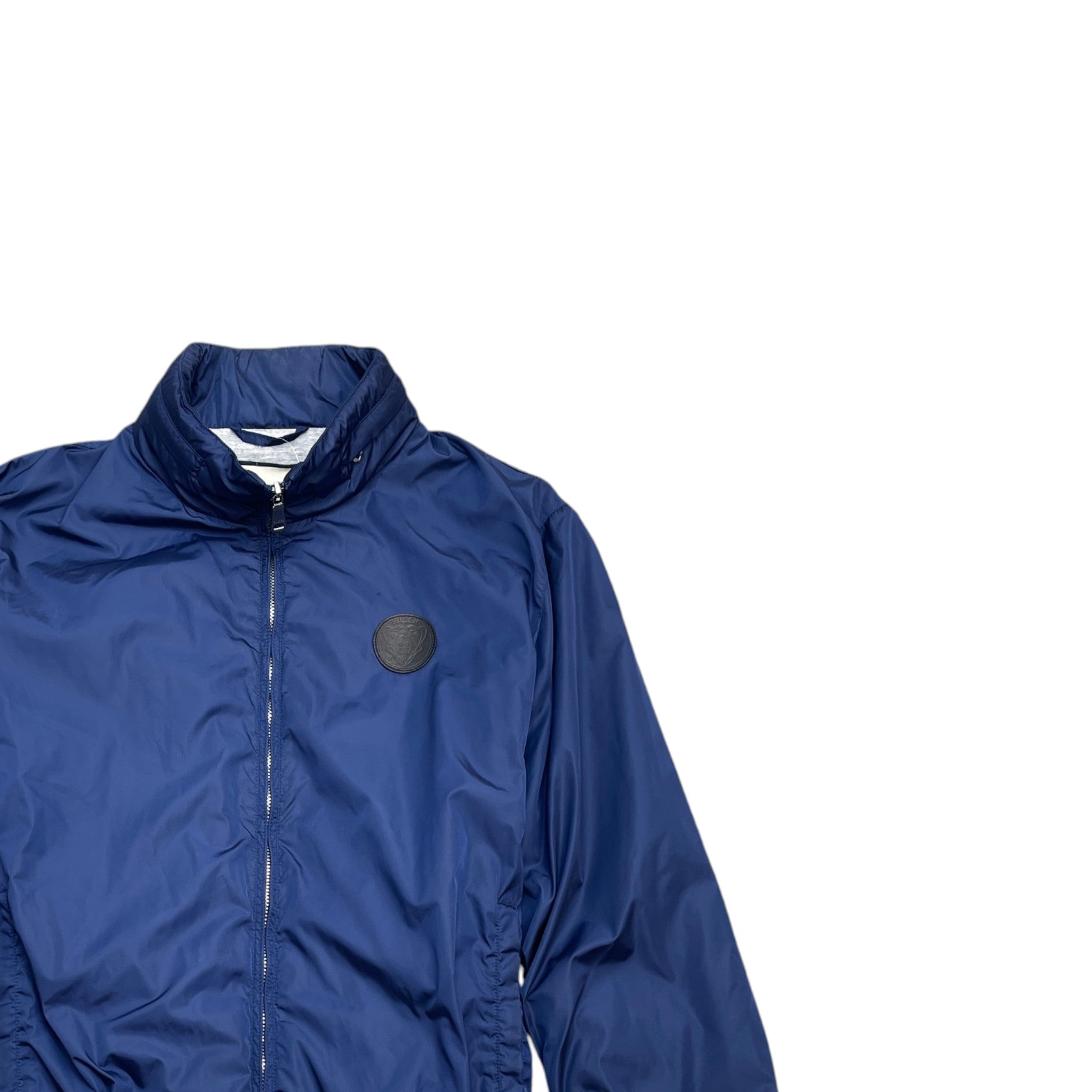 Men's Plaque Logo Jacket Navy Size IT 46 / S