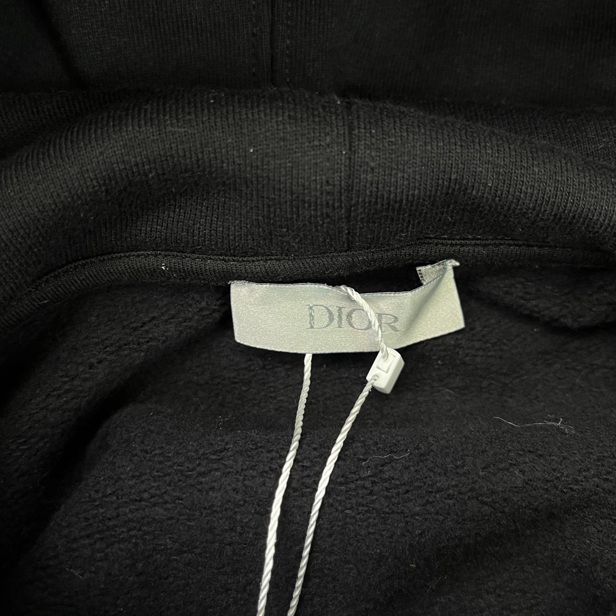 Men's X Sean Stussy Oversized Embroidered Bee Hoodie Black Size XXS