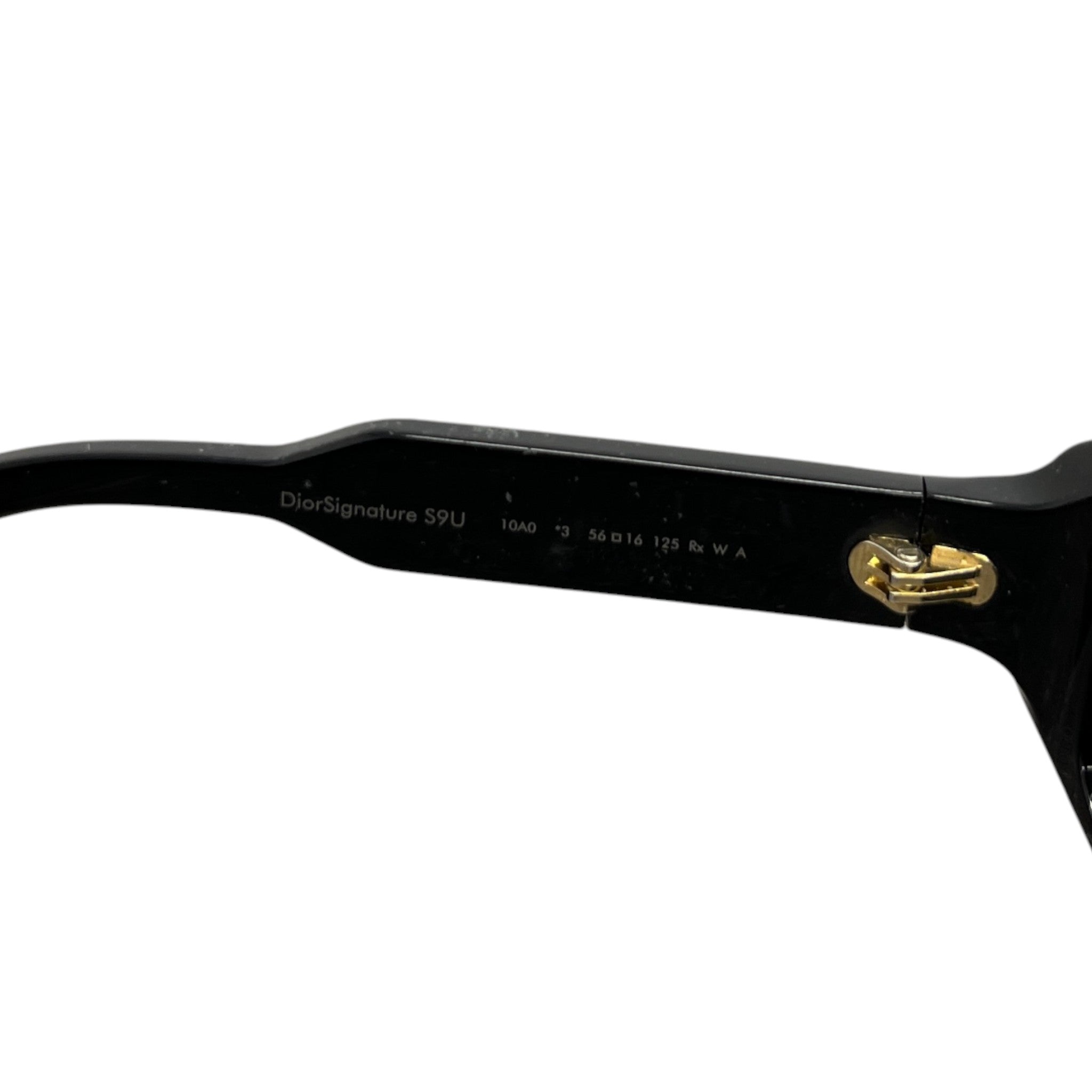 Women's Acetate Diorsignature S9U Sunglasses Black