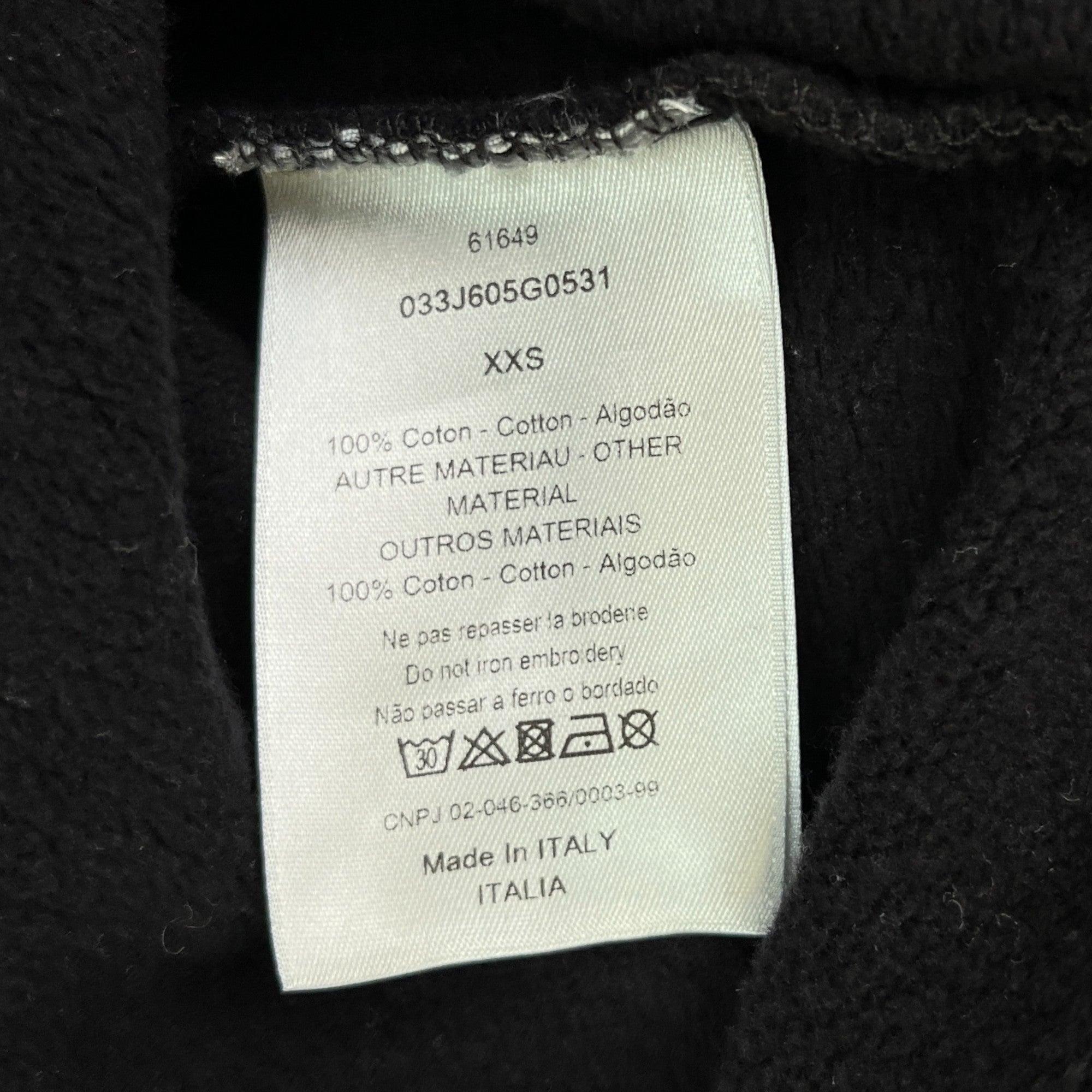 Men's X Sean Stussy Oversized Embroidered Bee Hoodie Black Size XXS