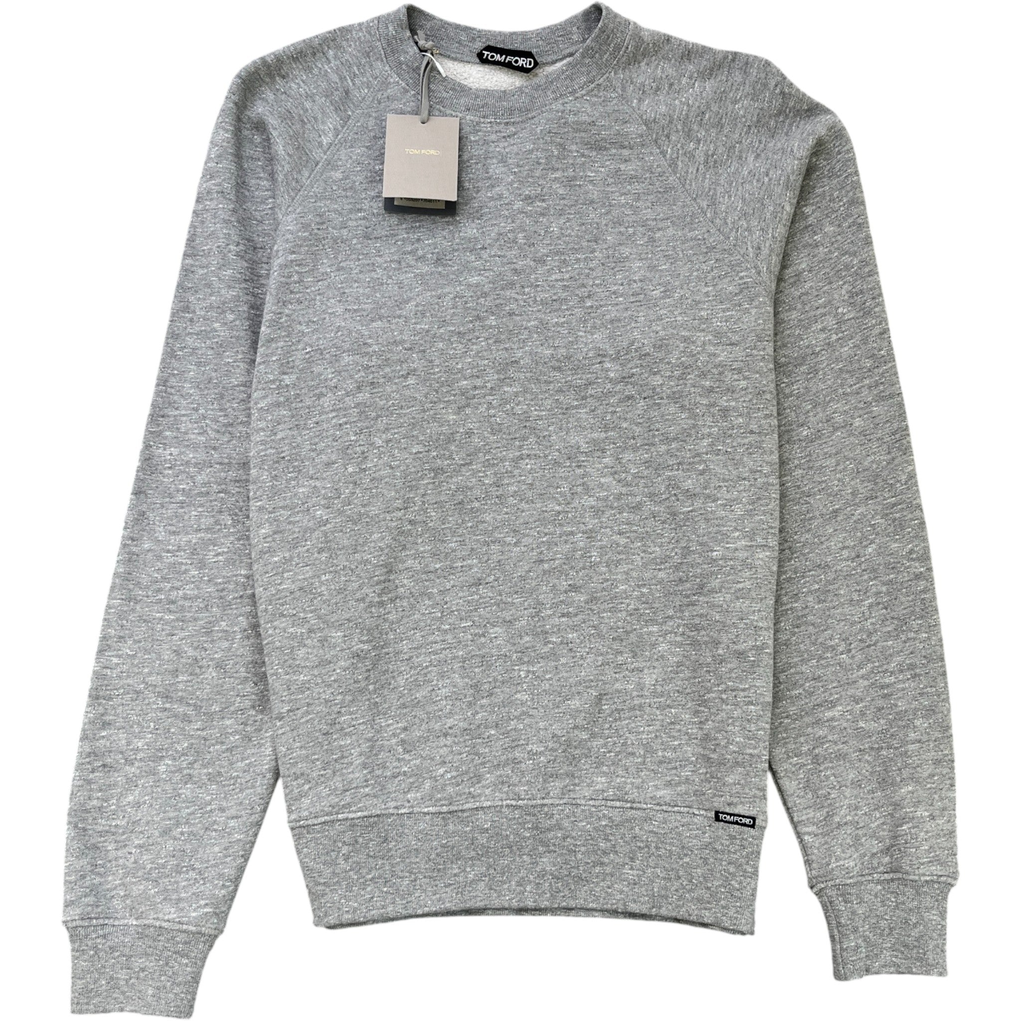 Men's Plain Crewneck Sweatshirt Grey Size IT 50 / UK L