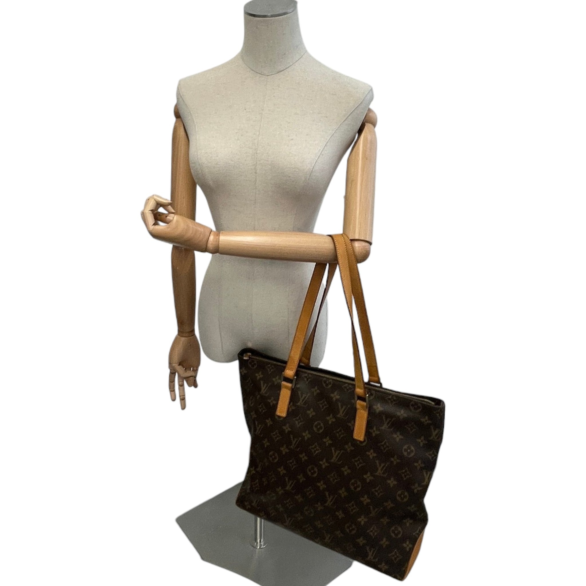 Women's Monogram Cabas Mezzo Bag Brown