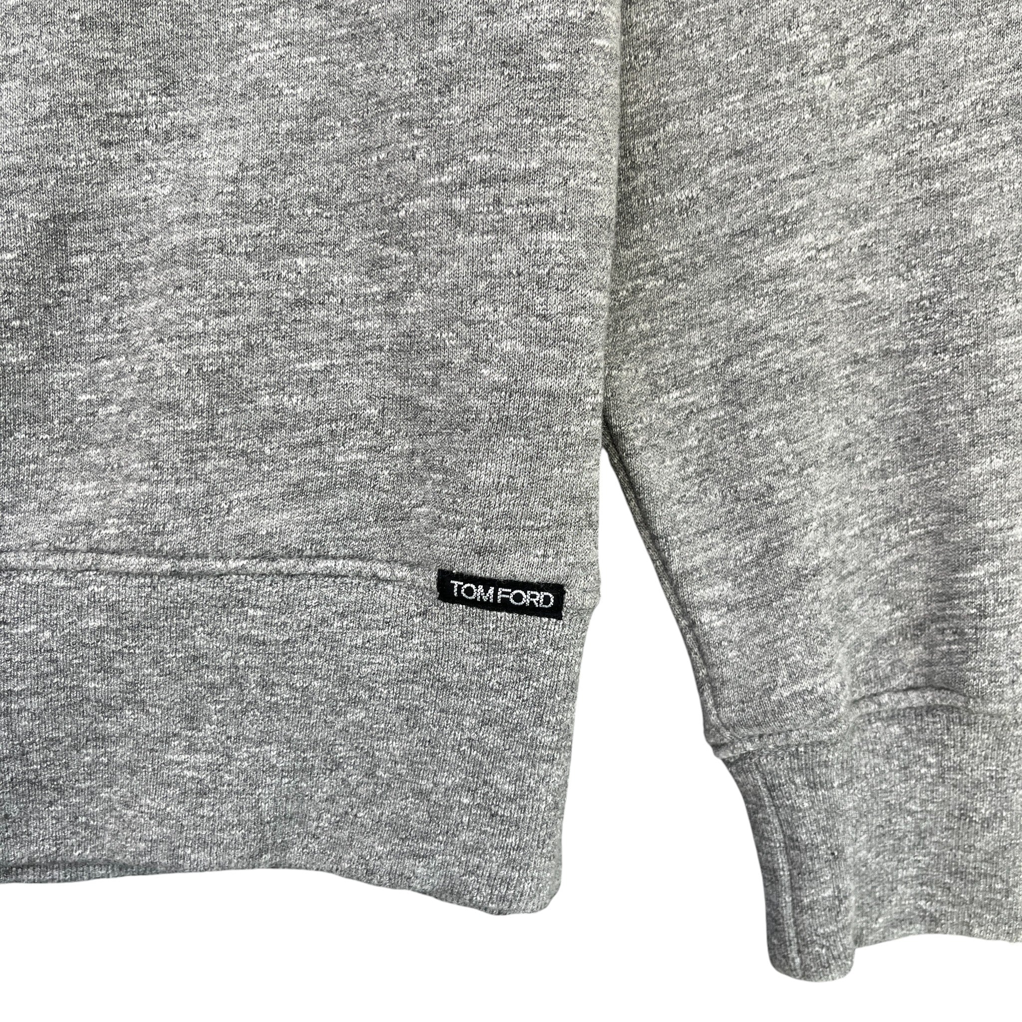 Men's Plain Crewneck Sweatshirt Grey Size IT 50 / UK L