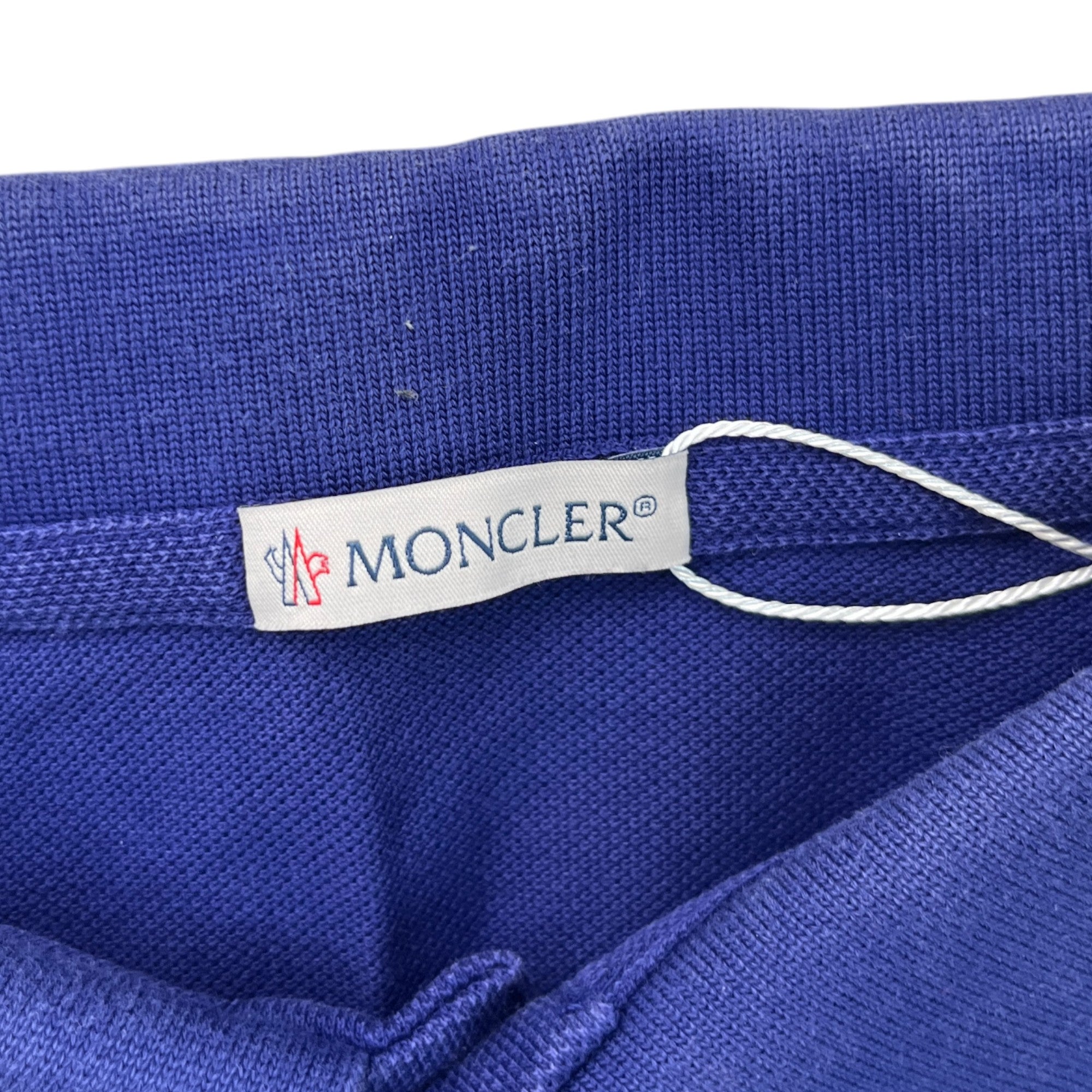 Men's Manica Corta Polo Shirt Purple Size L