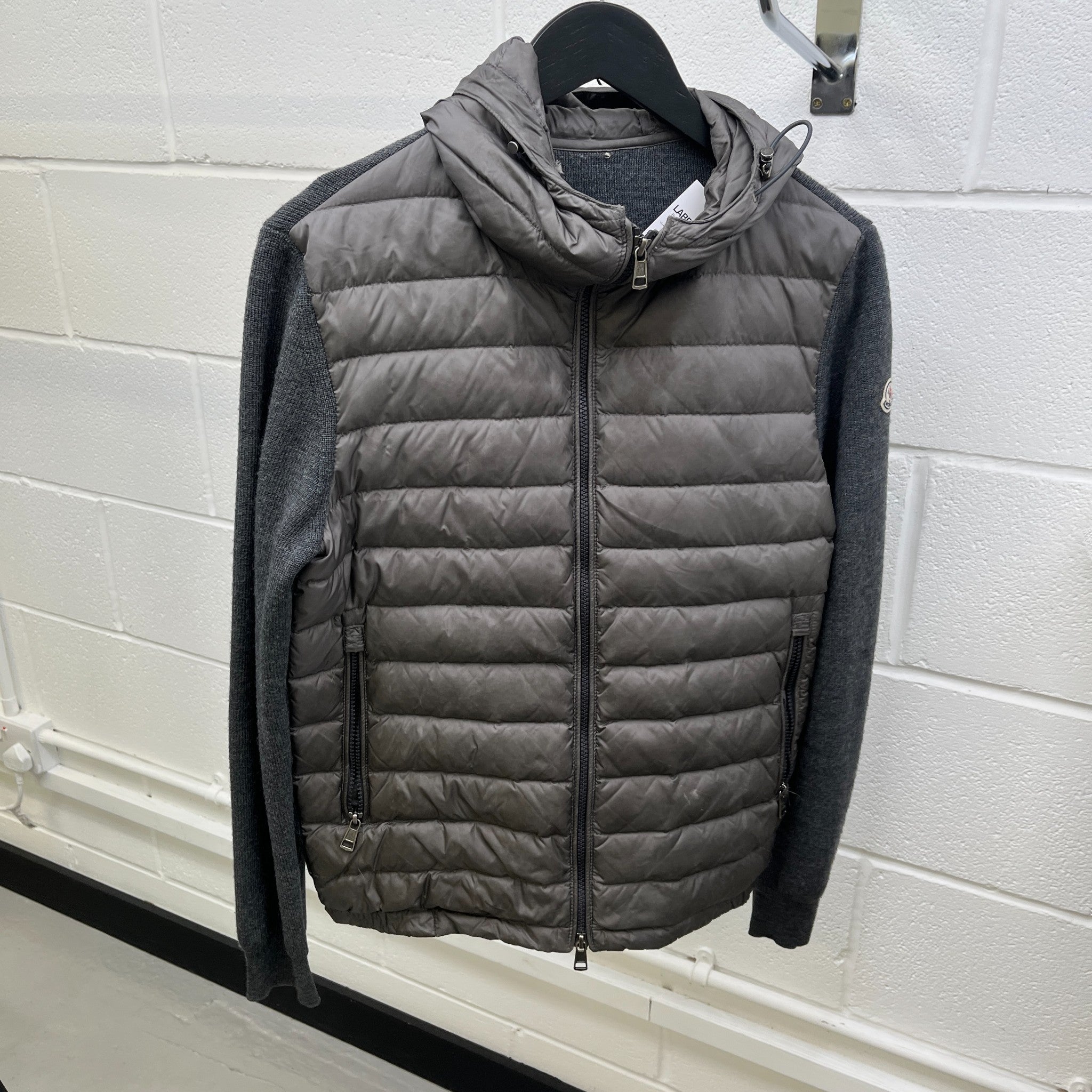 Men's Maglione Tricot Jacket Grey Size M