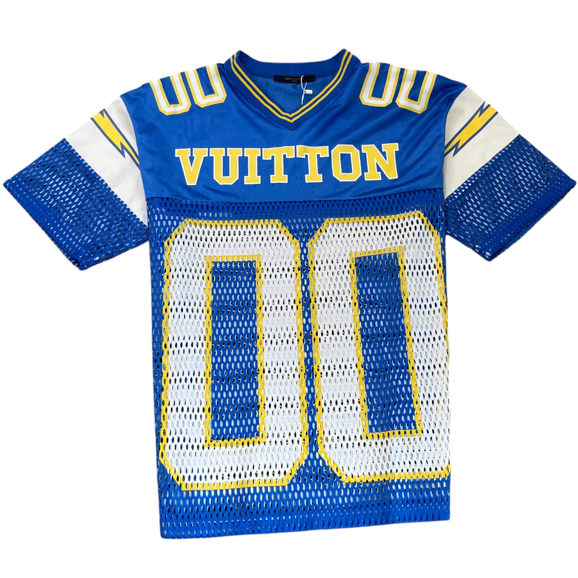 Men's Virgil Abloh T-Shirt Blue Size S