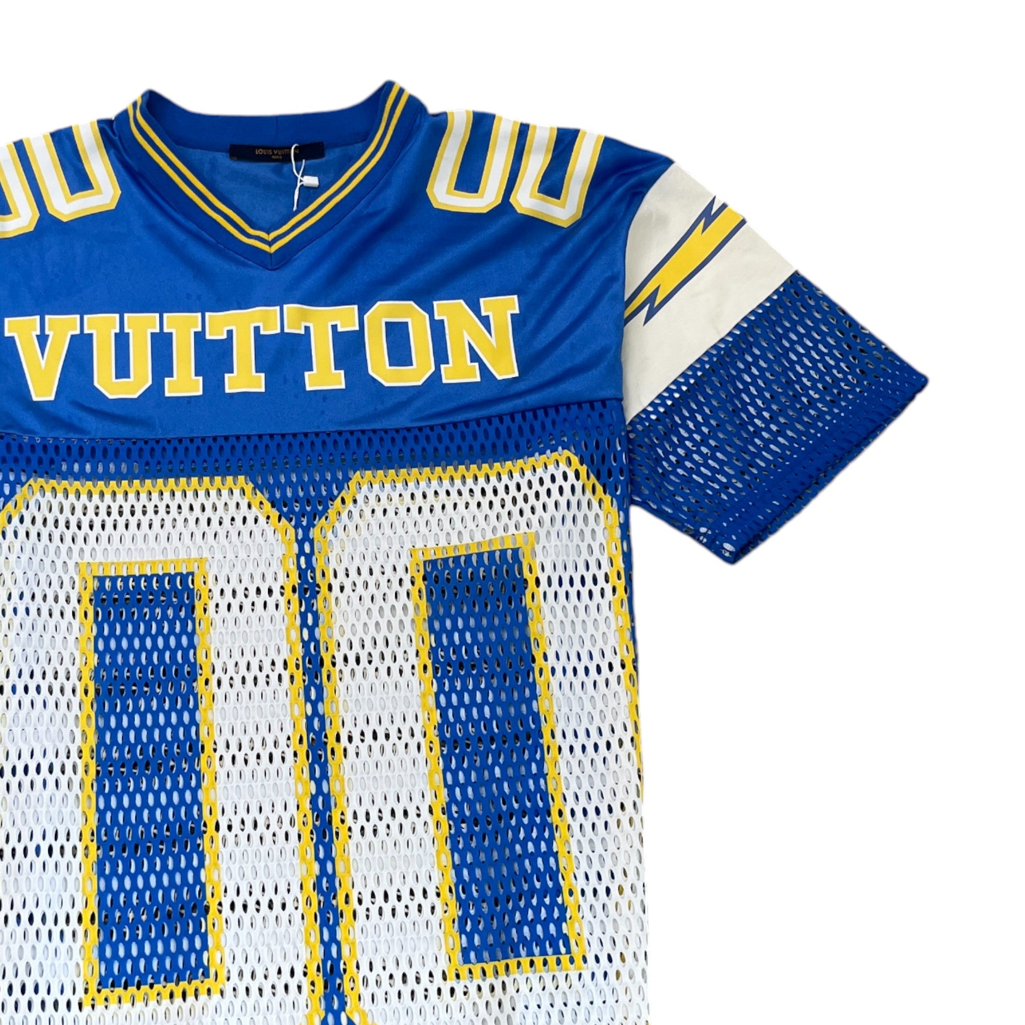 Men's Virgil Abloh T-Shirt Blue Size S