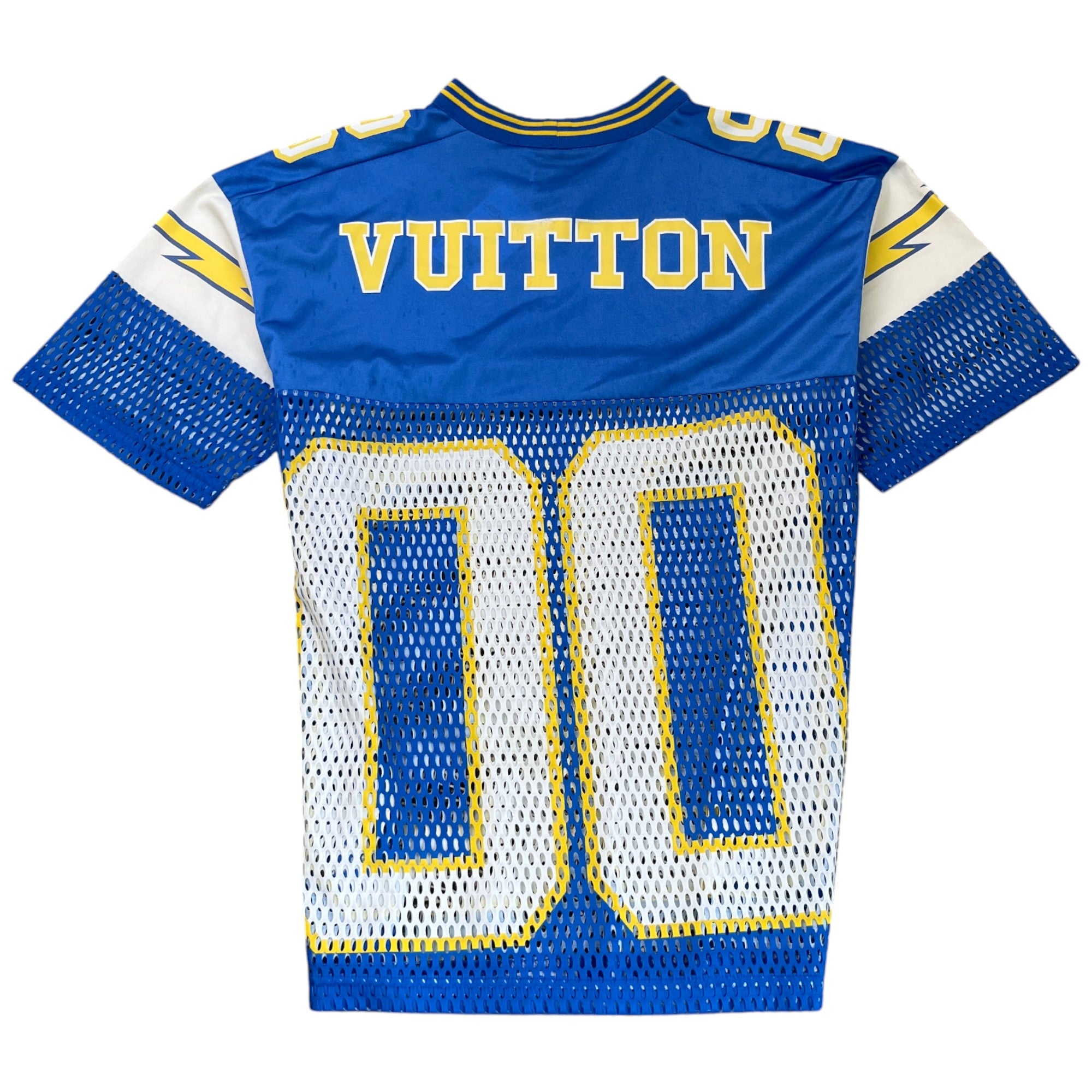 Men's Virgil Abloh T-Shirt Blue Size S