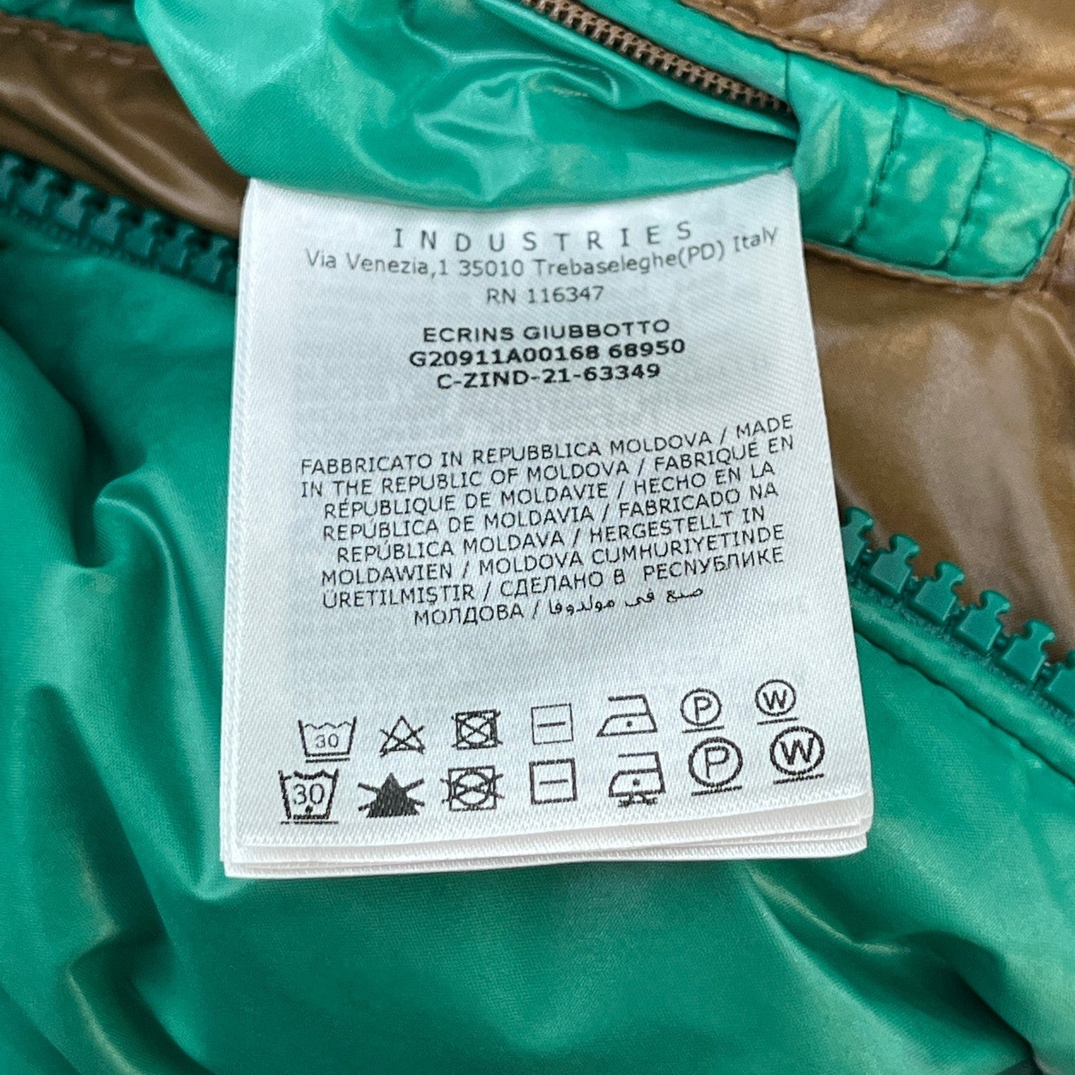 Men's Ecrins Down Jacket Green Size 3 / L
