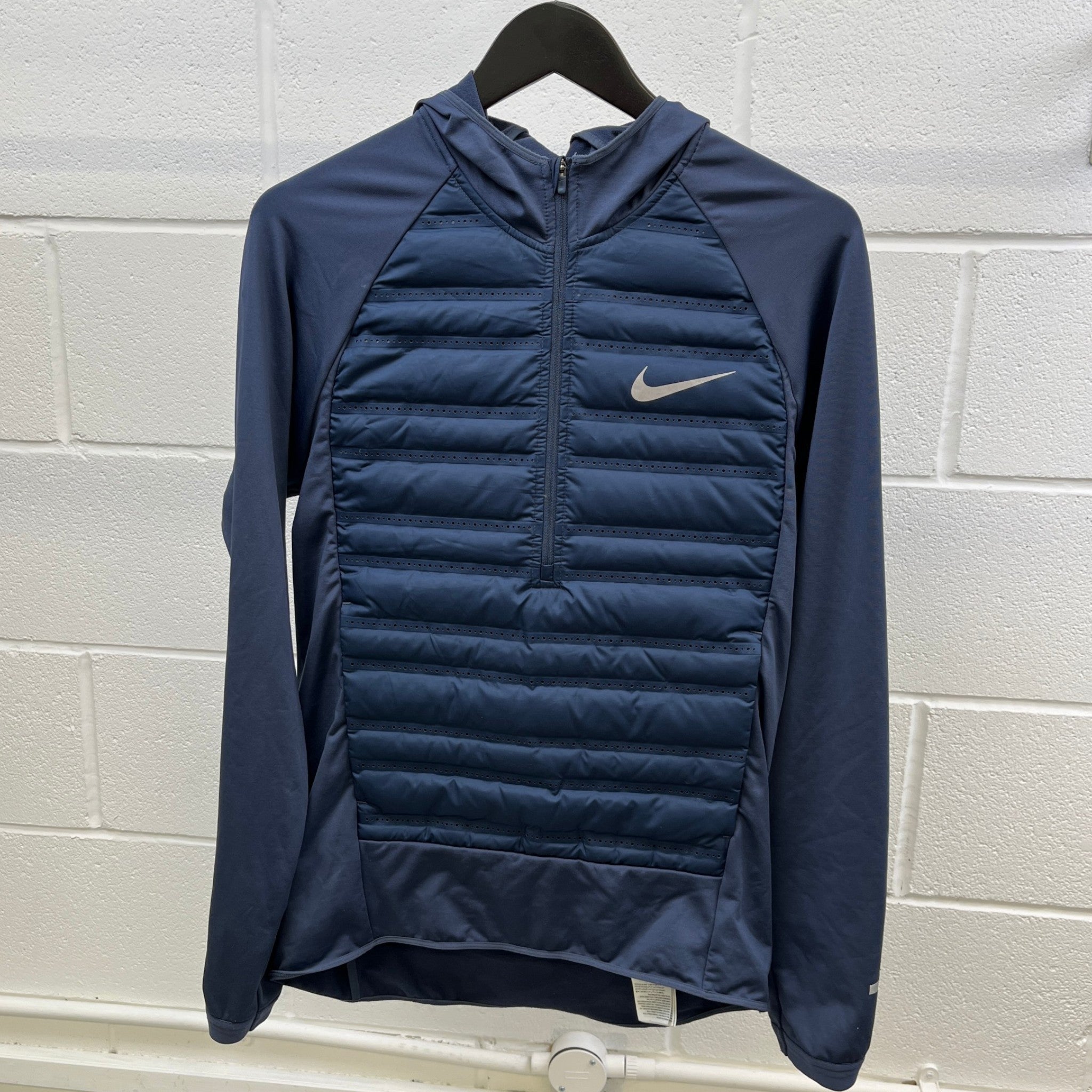 Men's Aeroloft Padded Hybrid Jacket Blue Size S