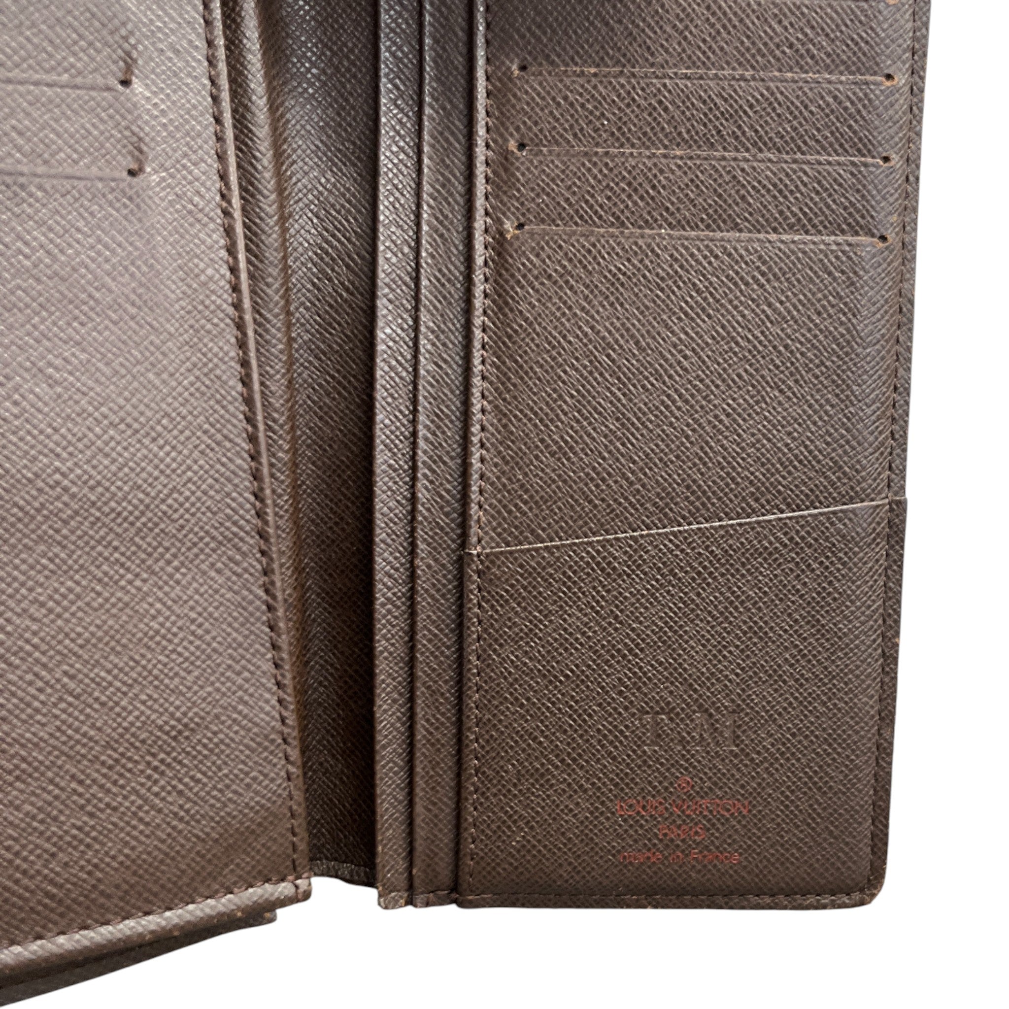 Women's Damier Ebene Brazza Wallet Brown