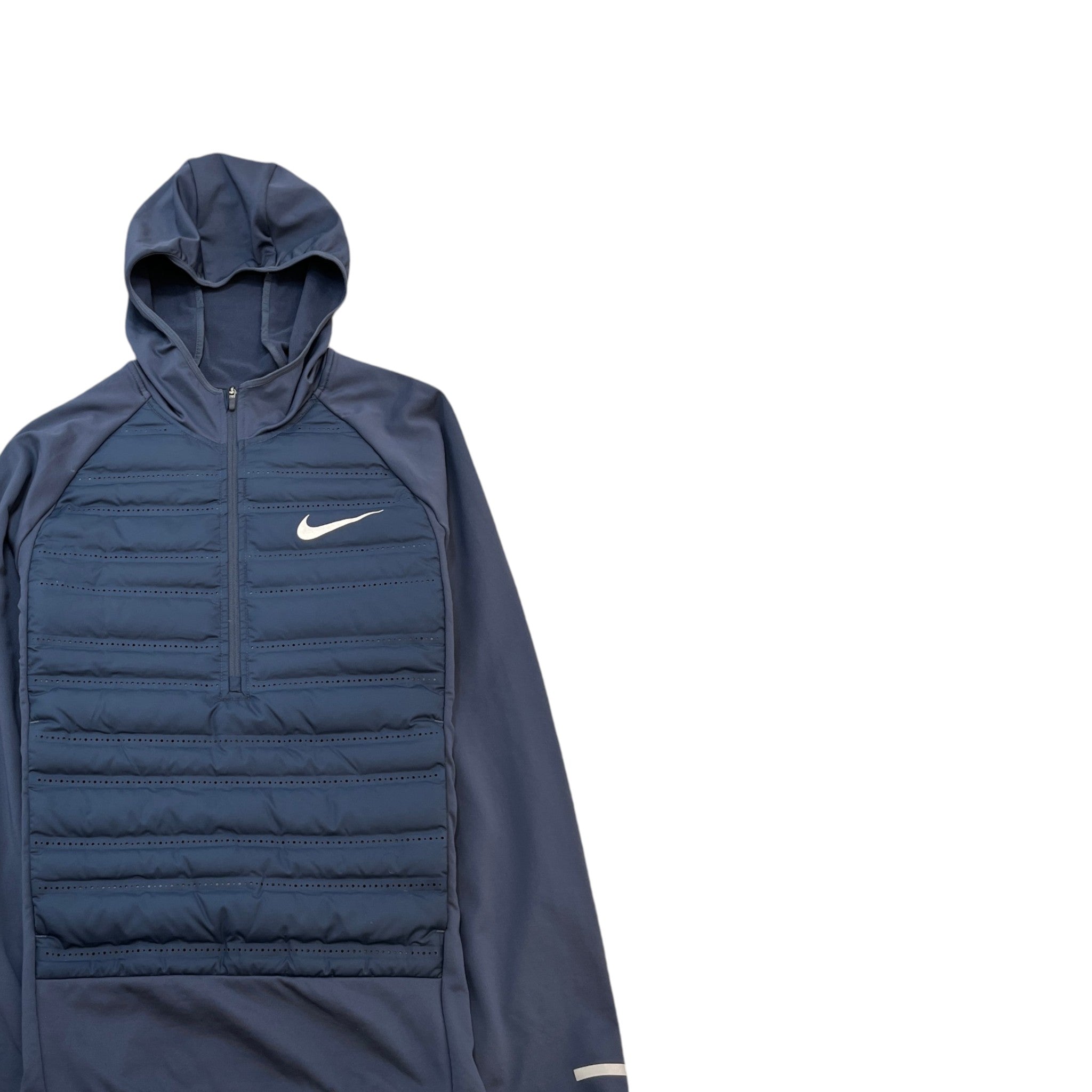 Men's Aeroloft Padded Hybrid Jacket Blue Size S